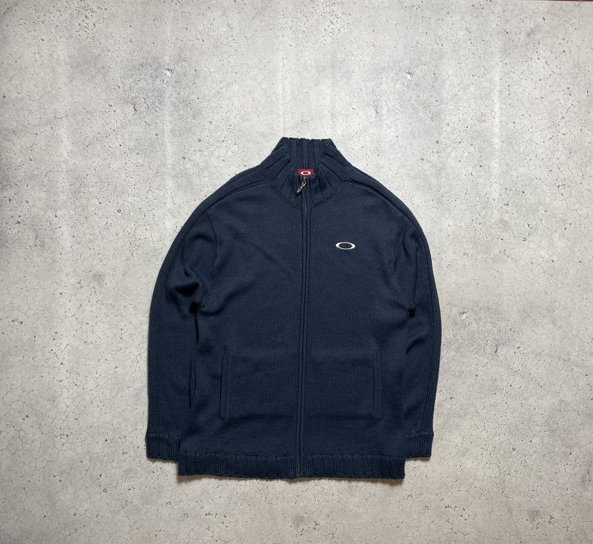 Oakley 00s Oakley Military 1/4 Zip Knit Sweater L XL | Grailed