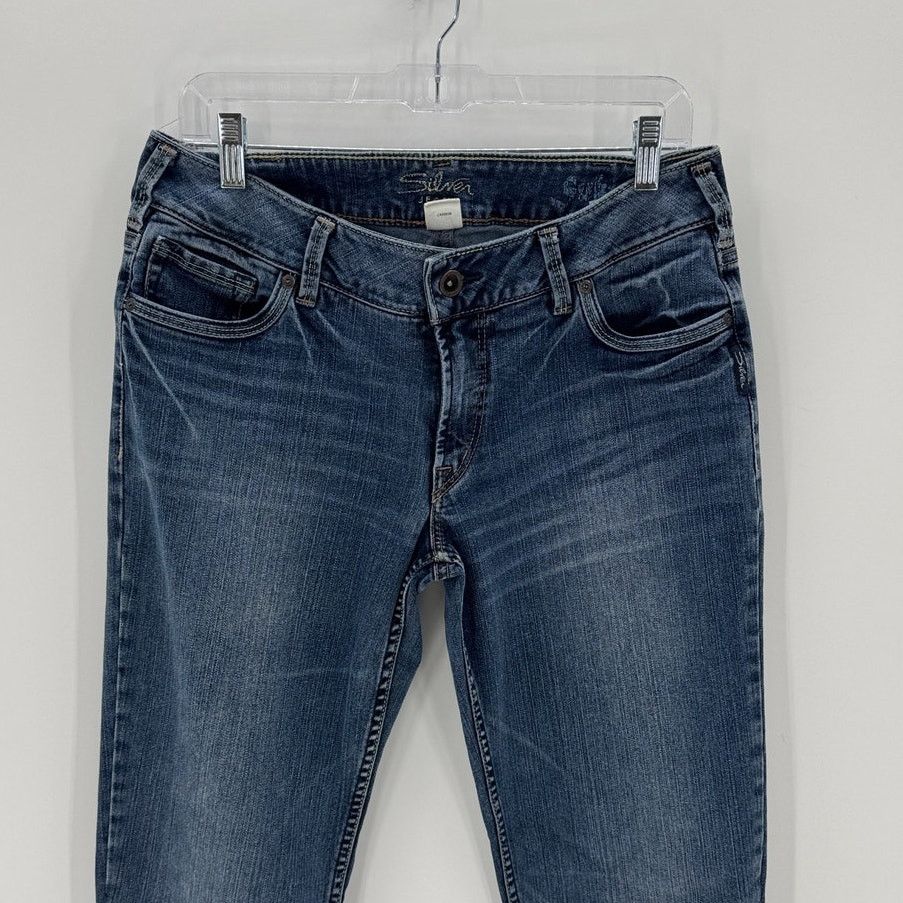 Silver Jeans Co. Silver suki bootcut jeans 32x37 western embroidered pocket Size 32" / US 10 / IT 46 - 3 Thumbnail