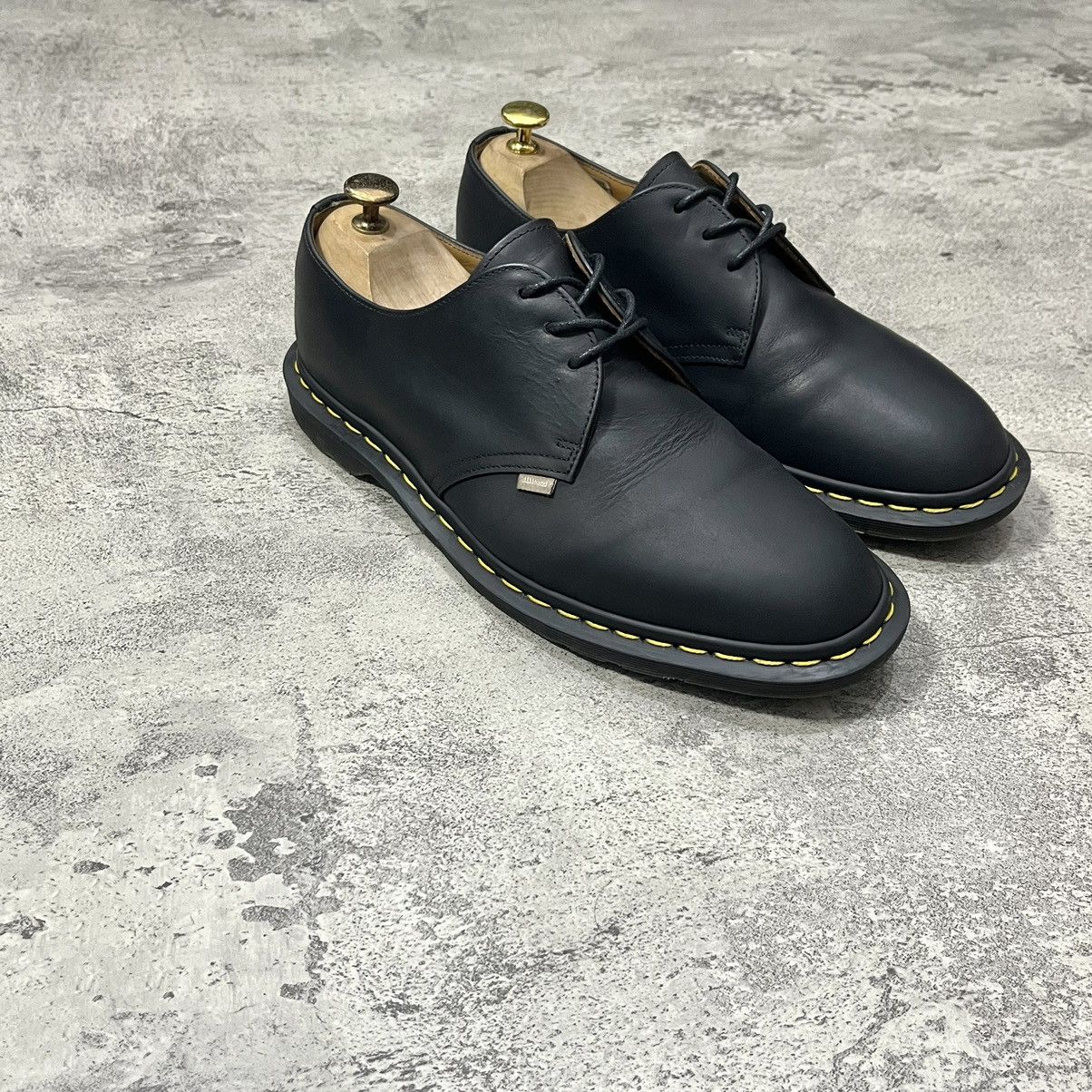 Dr. Martens × JJJJound JJJJound x Dr. Martens Archie II Crazy Leather Shoes - Black Size US 9 / EU 42 - 2 Thumbnail