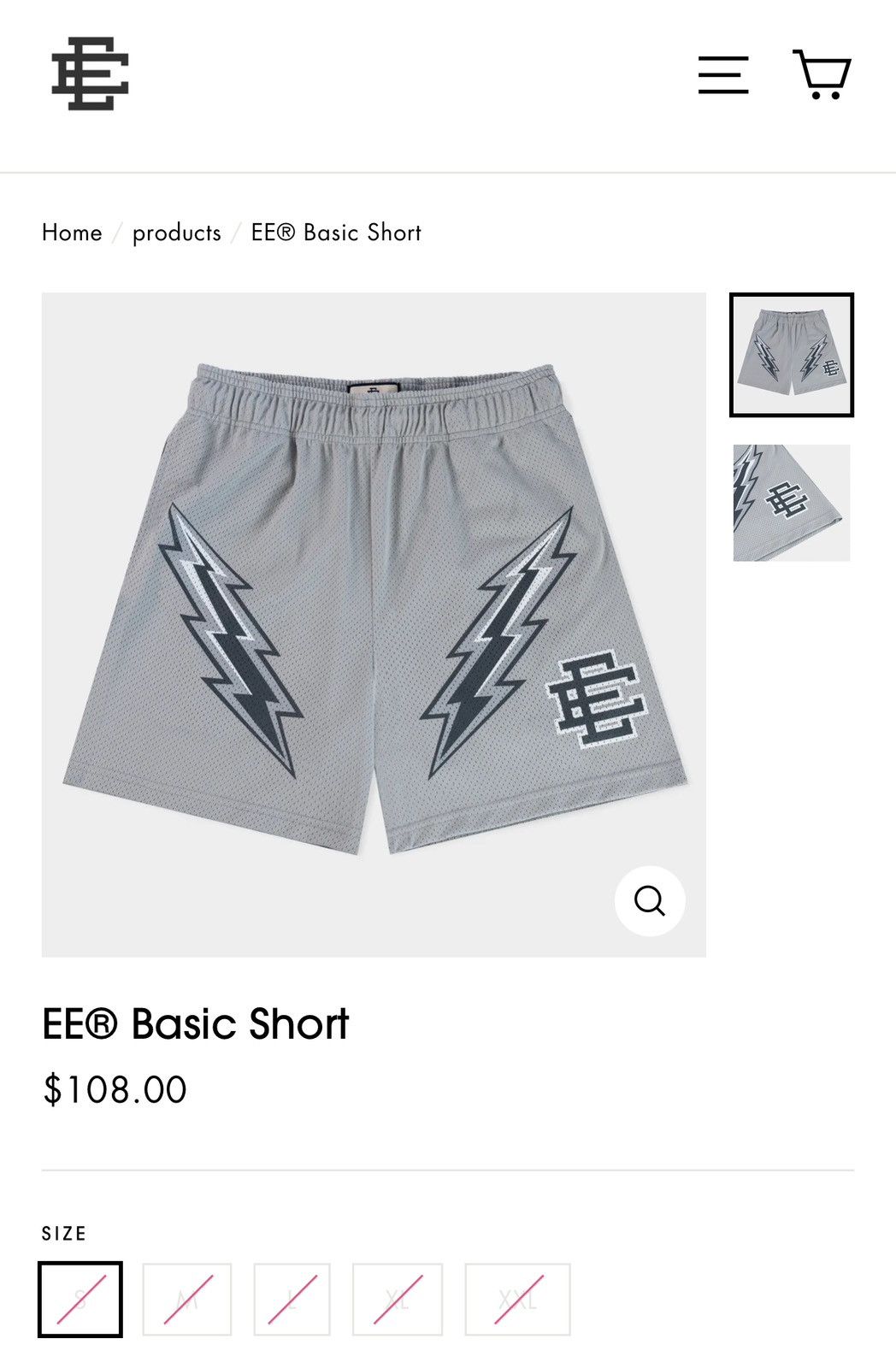 Eric Emanuel Eric Emanuel Bolt Shorts XL Size US 36 / EU 52 - 8 Thumbnail