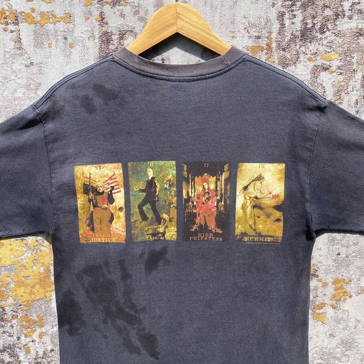Marilyn Manson Vintage 2000s Marilyn Manson Hierophant Shirt SunFaded Size US S / EU 44-46 / 1 - 9 Thumbnail