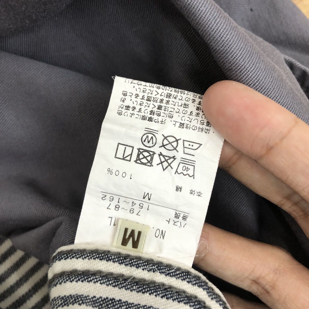 Japanese Brand KRIFF MAYER Shirt Hikori Workers Style Indigo Size US M / EU 48-50 / 2 - 6 Thumbnail