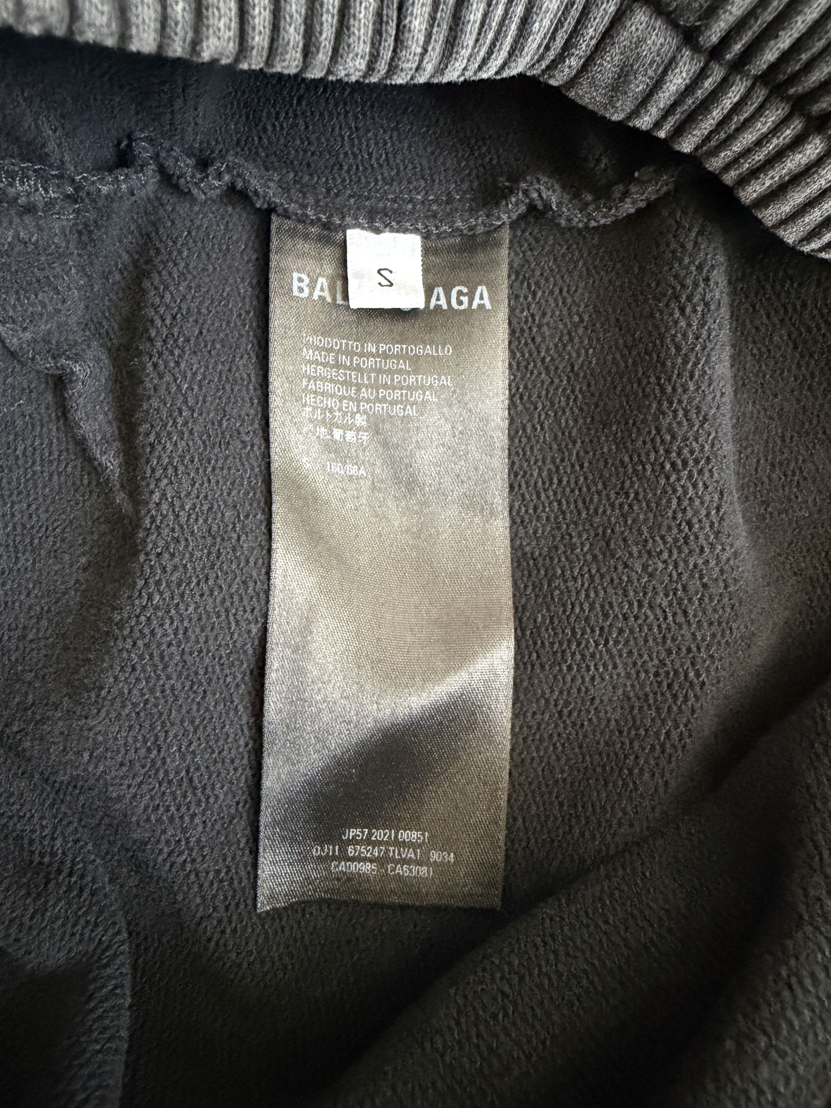 Balenciaga Faded Black Baggy Sweatpants Size US 28 / EU 44 - 4 Thumbnail