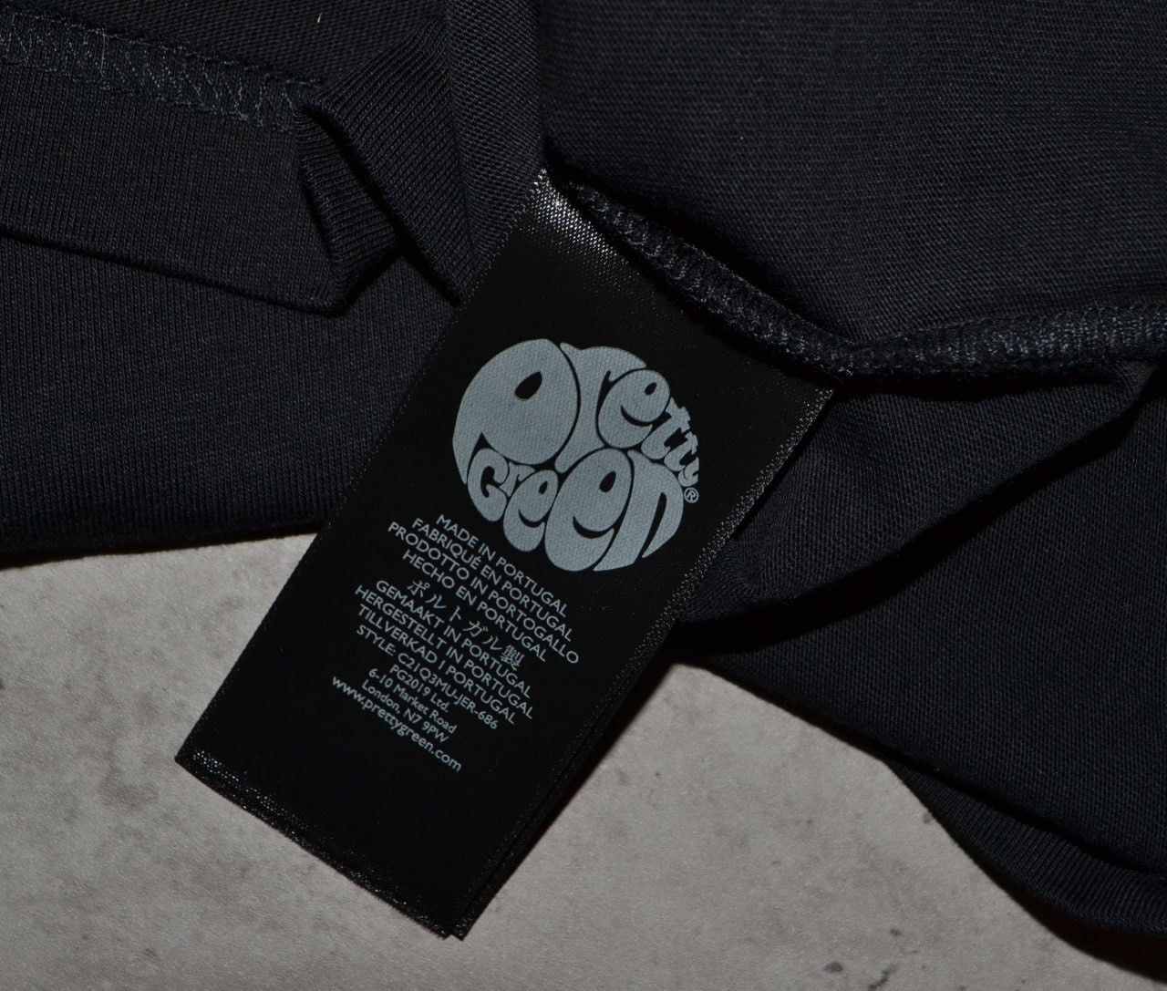 Pretty Green New Pretty Green MITCHELL T-SHIRT Black size M Size US M / EU 48-50 / 2 - 8 Thumbnail