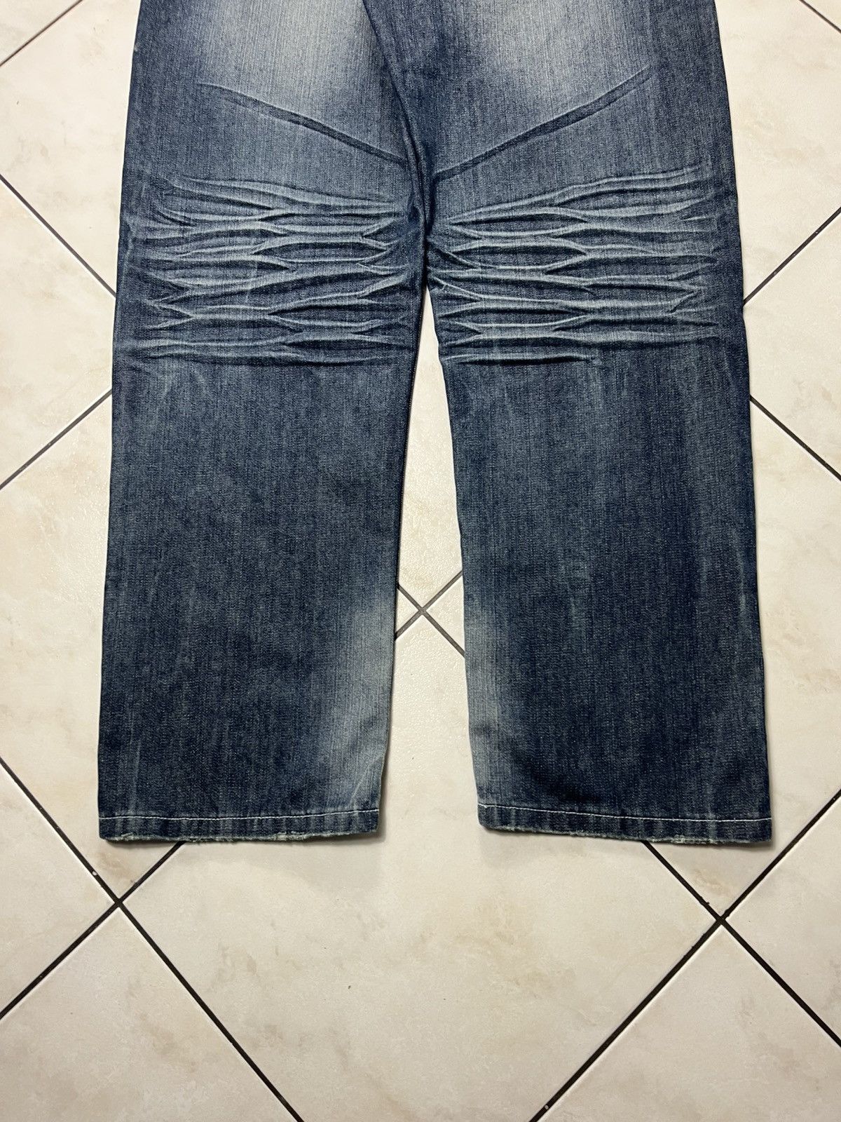 Makaveli × Vintage Vintage Makaveli Tupac 2pac baggy y2k distressed denim jeans Size US 38 / EU 54 - 15 Thumbnail