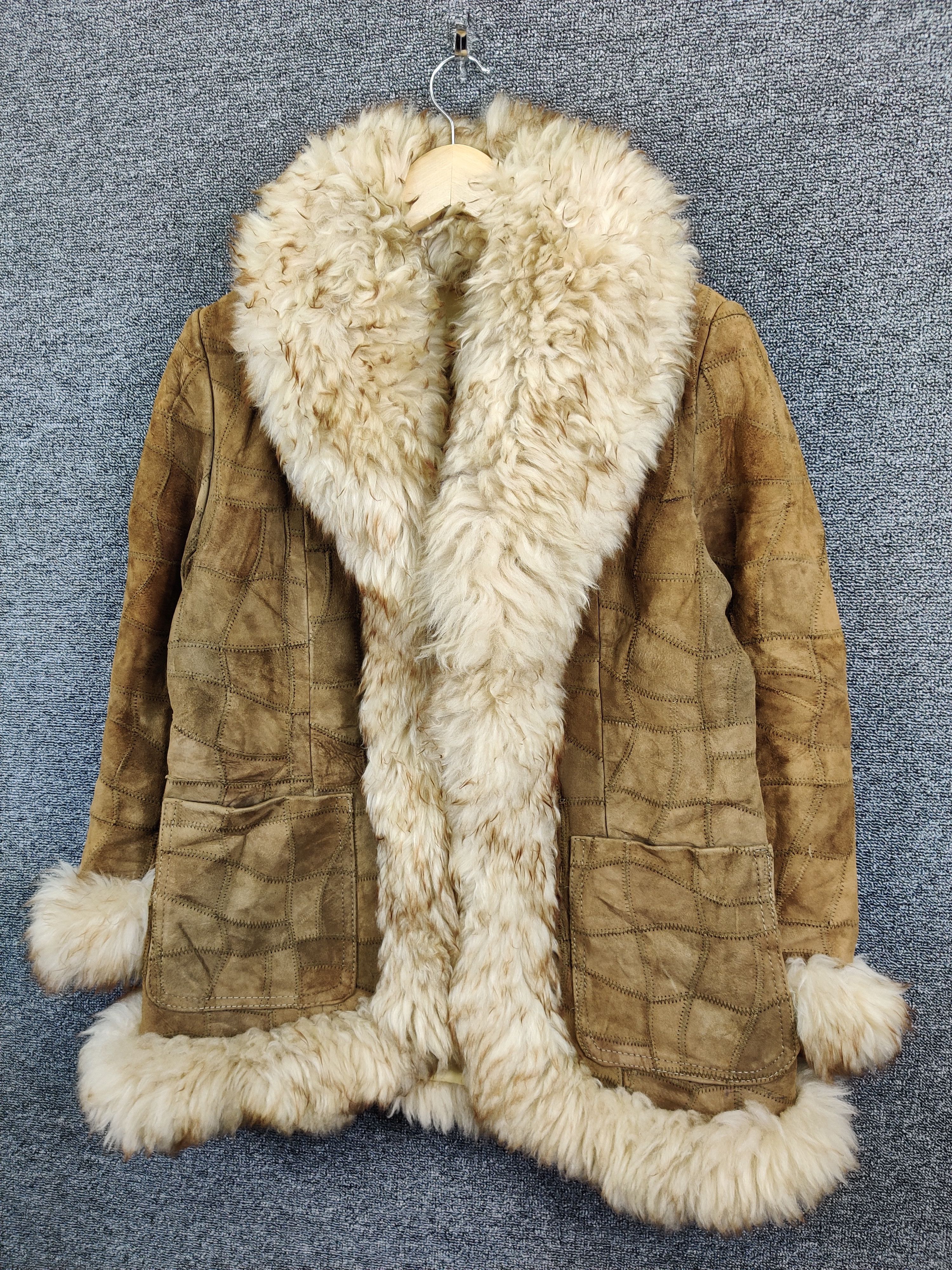 Japanese Brand Vintage Patchwork Mink Fur Blanket Leather Jacket Size US M / EU 48-50 / 2 - 2 Thumbnail