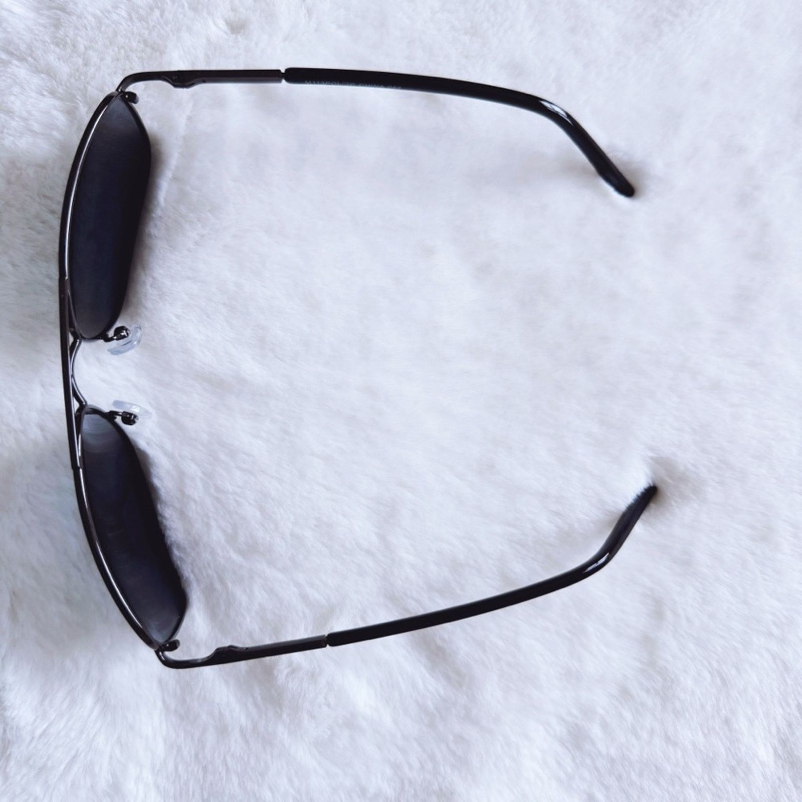 Other Troy Black w/ Black Rims Rectangular Polarized Sunglasses Size ONE SIZE - 9 Thumbnail