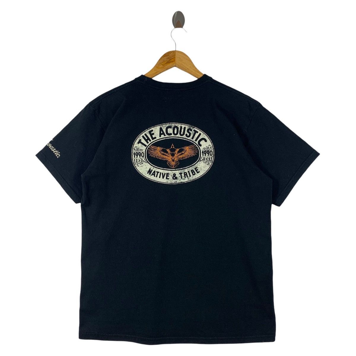 Japanese Brand ACCOUSTIC japapenese brand spellout tee Size US L / EU 52-54 / 3 - 1 Thumbnail
