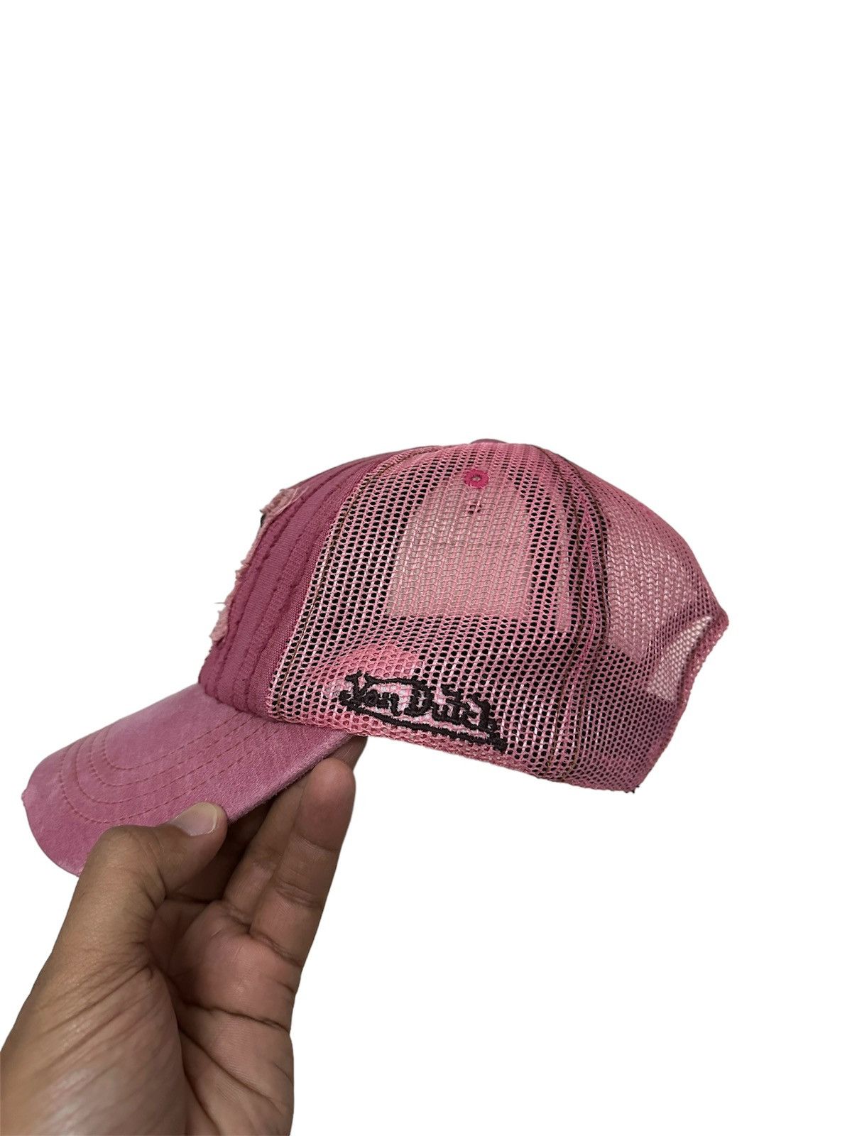Von Dutch Von Dutch Destressed Design Trucker Hat Size ONE SIZE - 2 Thumbnail