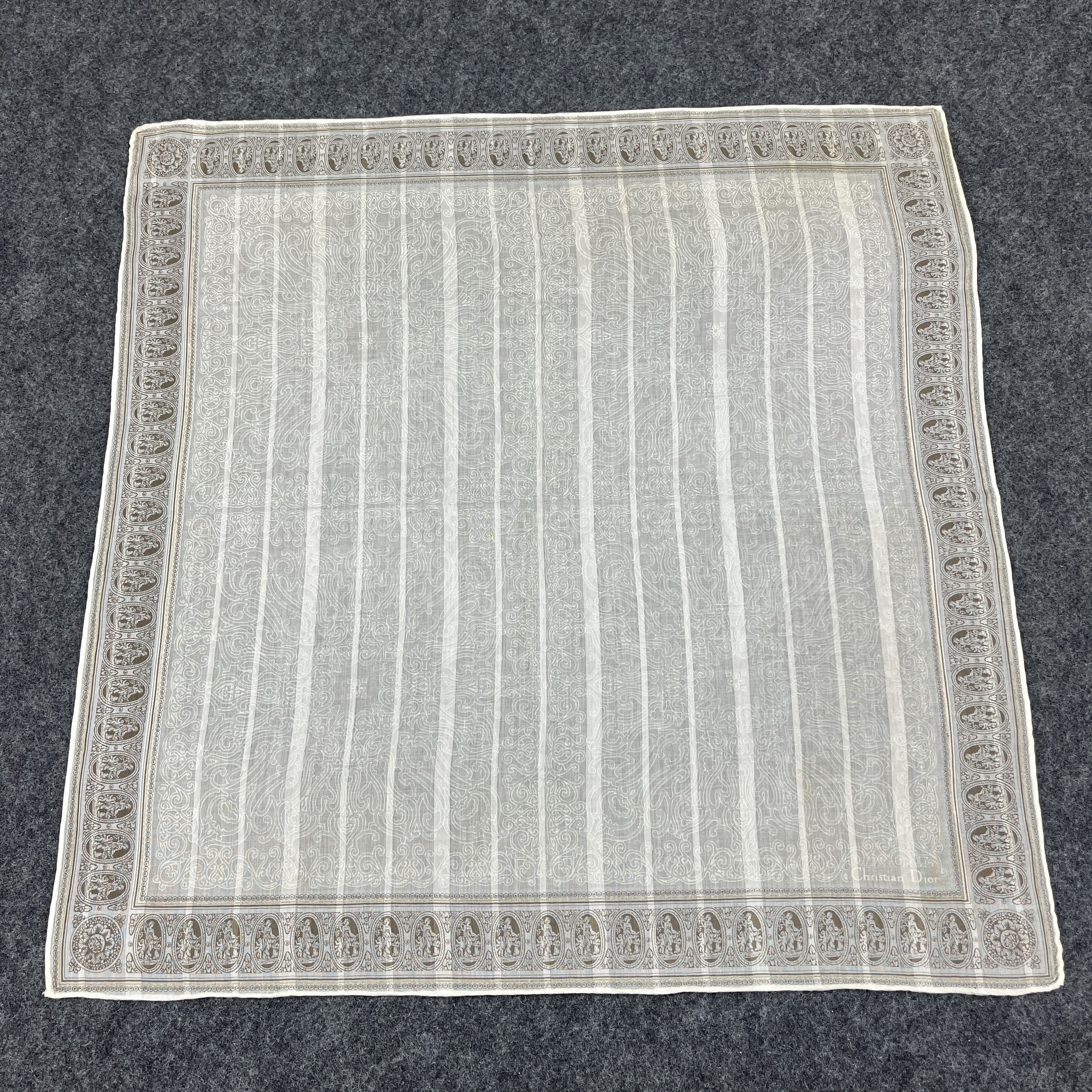 Vintage Christian Dior Handkerchief / Bandana / Neckerchief B463 Size ONE SIZE - 4 Thumbnail