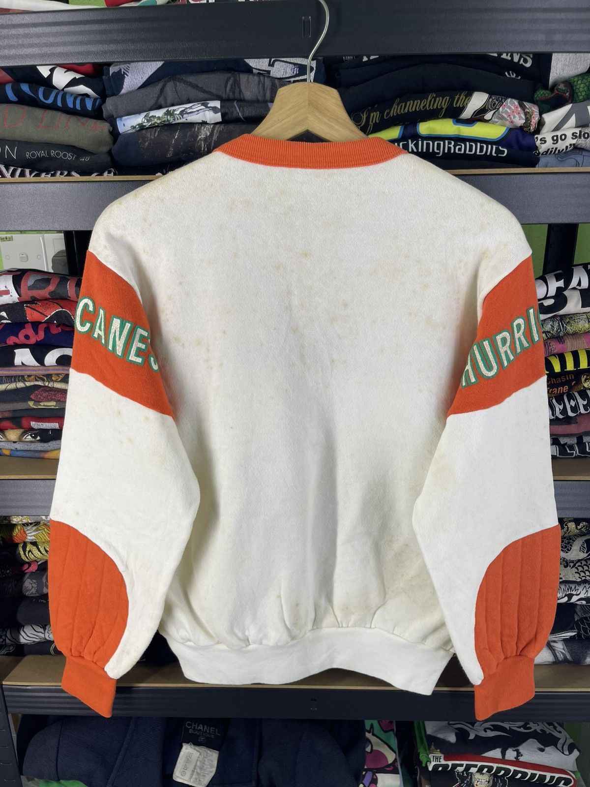 Chalk Line Vintage Miami Hurricanes Basketball Sweatshirt Size US S / EU 44-46 / 1 - 10 Thumbnail