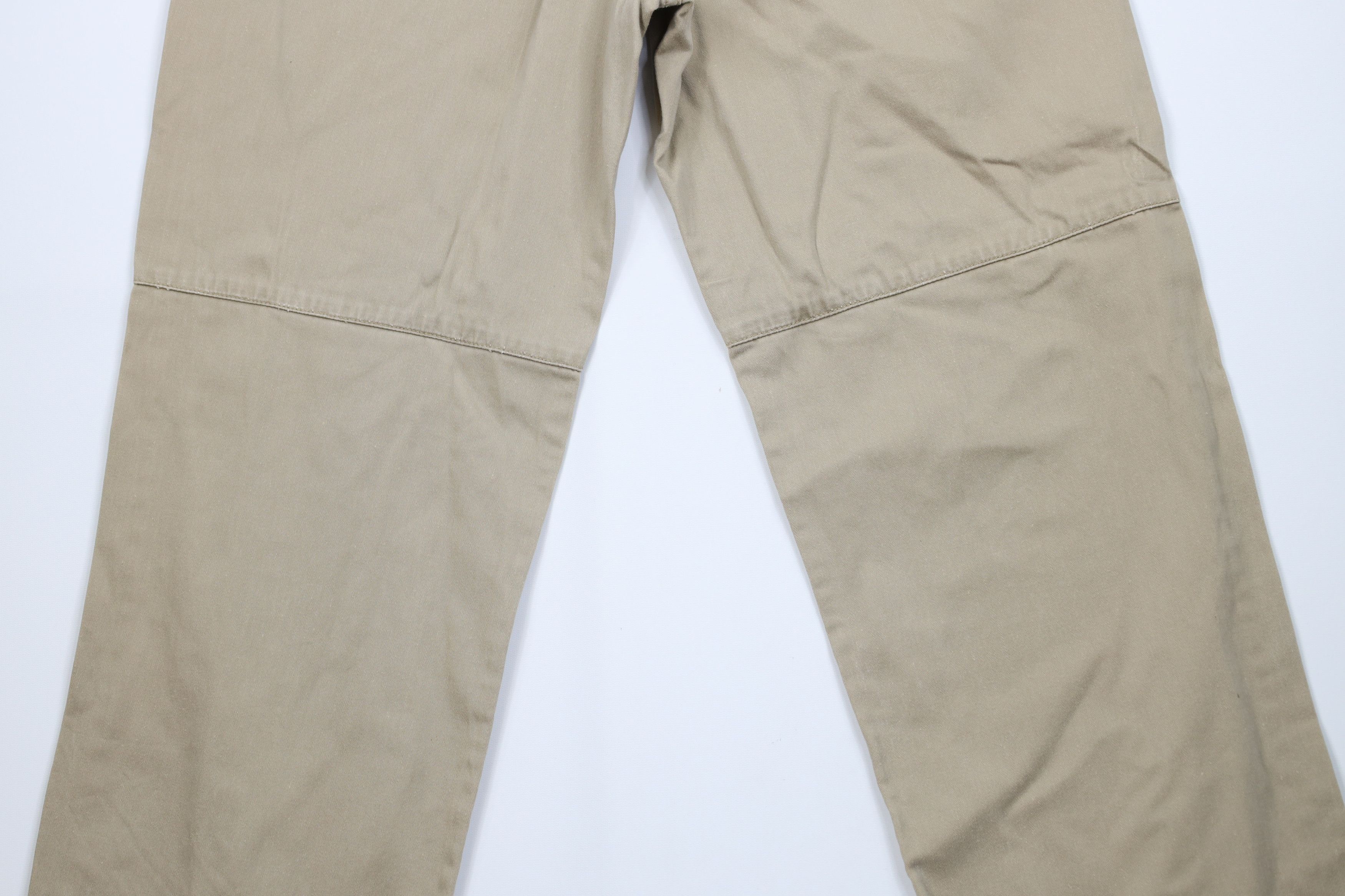 Guess Vintage 90s Guess Spell Baggy Wide Leg Dungaree Pants Khaki Size US 34 / EU 50 - 11 Thumbnail