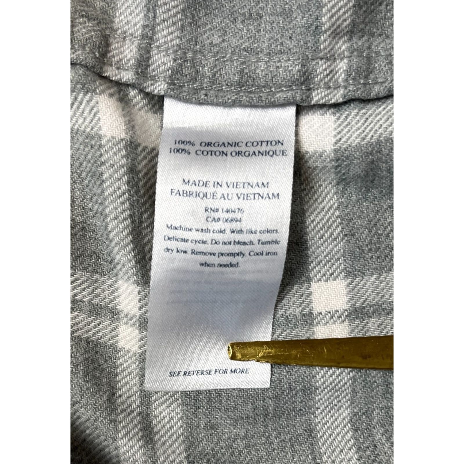 Faherty VINTAGE Faherty Button-Up Plaid Flannel Shirt XL Gray Cotton Organic Sz XL Men’s Button-Up Long Sleeve Pockets Classic Outdoor Size US XL / EU 56 / 4 - 7 Thumbnail