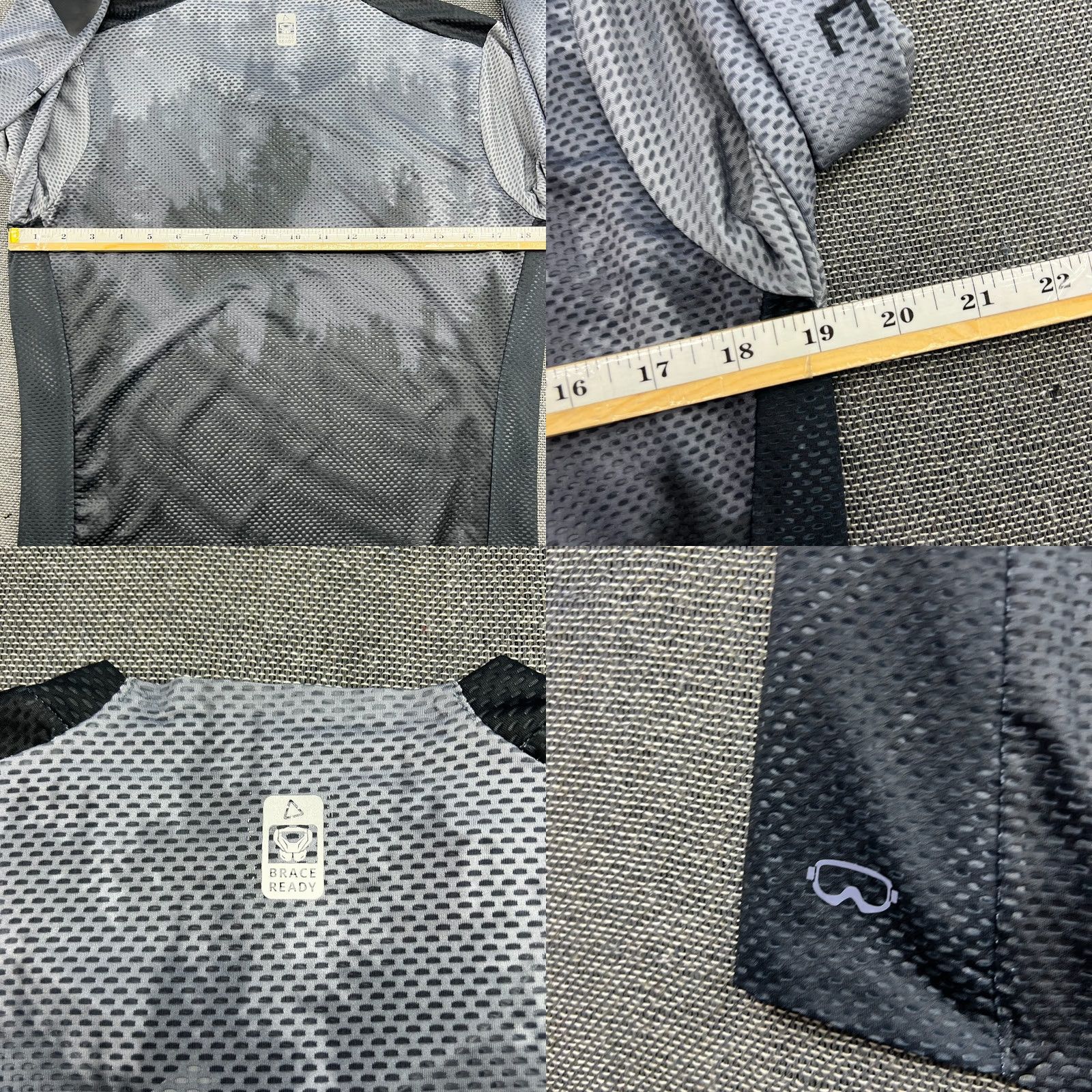 Vintage LEATT Gravity 4.0 MBT Jersey Mens Medium Long sleeve Stretch Sports Football Moisture Wicking Quick Dry Size US XL / EU 56 / 4 - 8 Thumbnail