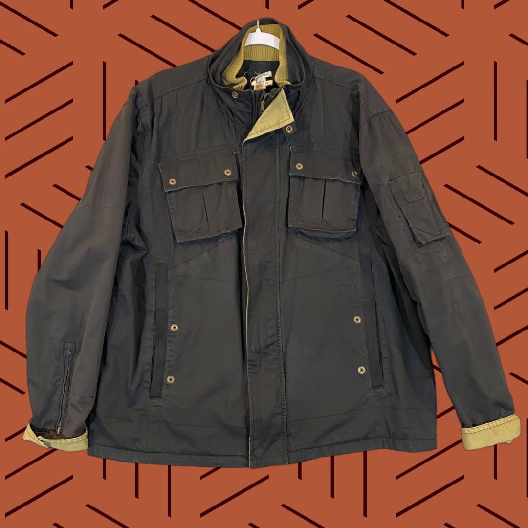 Carbon2Cobalt Carbon 2 Cobalt Jacket XL Black Chore Barn Military Utility Pockets Heavy Mens Size US XL / EU 56 / 4 - 1 Thumbnail