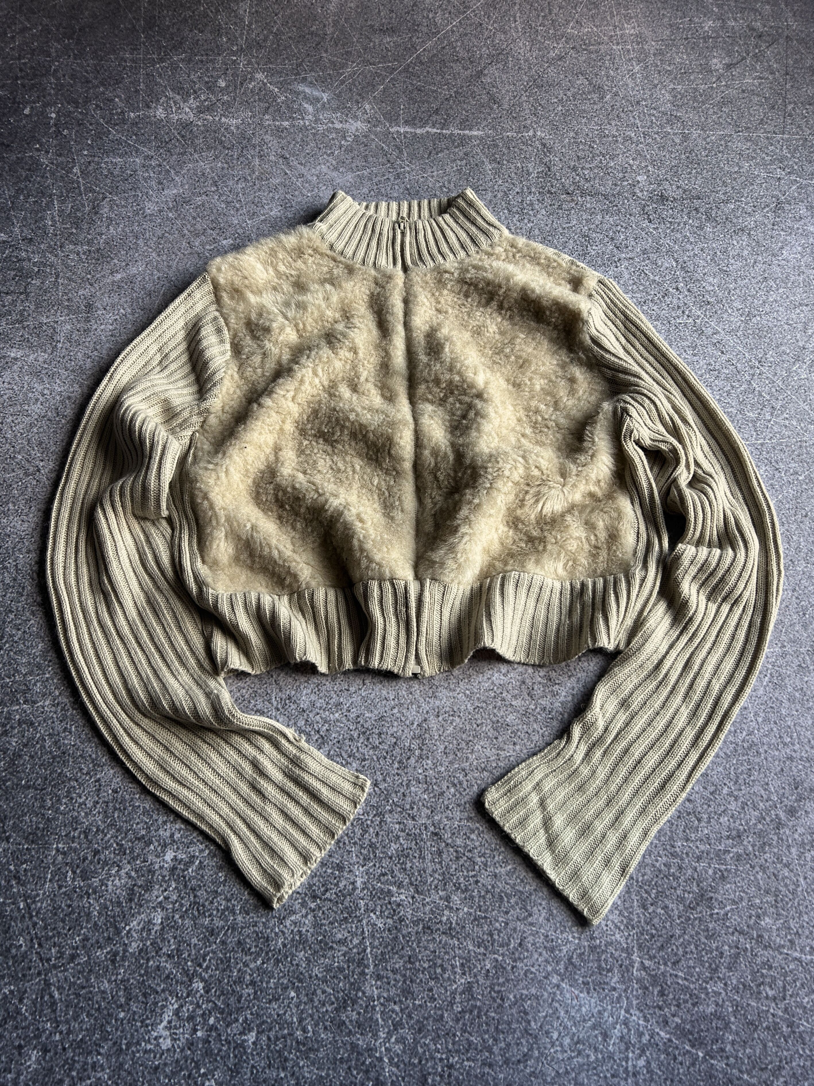 VTG Hysteric Glamour Style Mohair Fur Hoodie Sweater