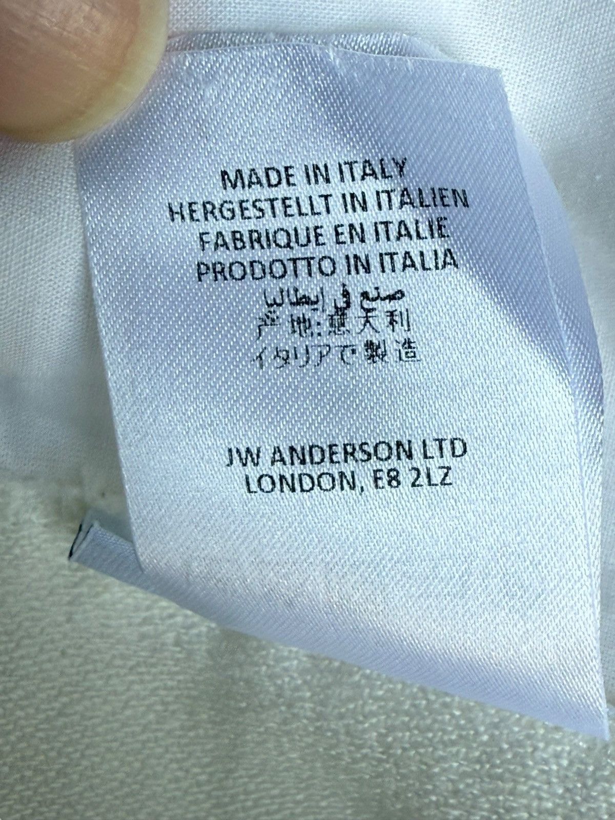 JW Anderson JW Anderson White Linen Logo Trim Bermuda Shorts Size 30" / US 8 / IT 44 - 6 Thumbnail