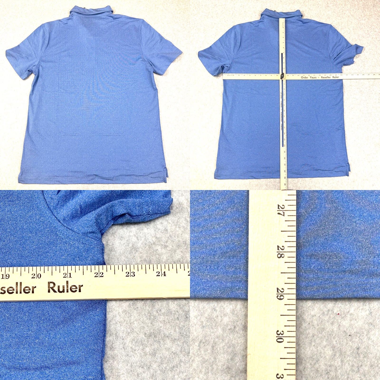 Nautica Nautica Performance Polo Shirt Mens Medium Blue Size US M / EU 48-50 / 2 - 8 Thumbnail