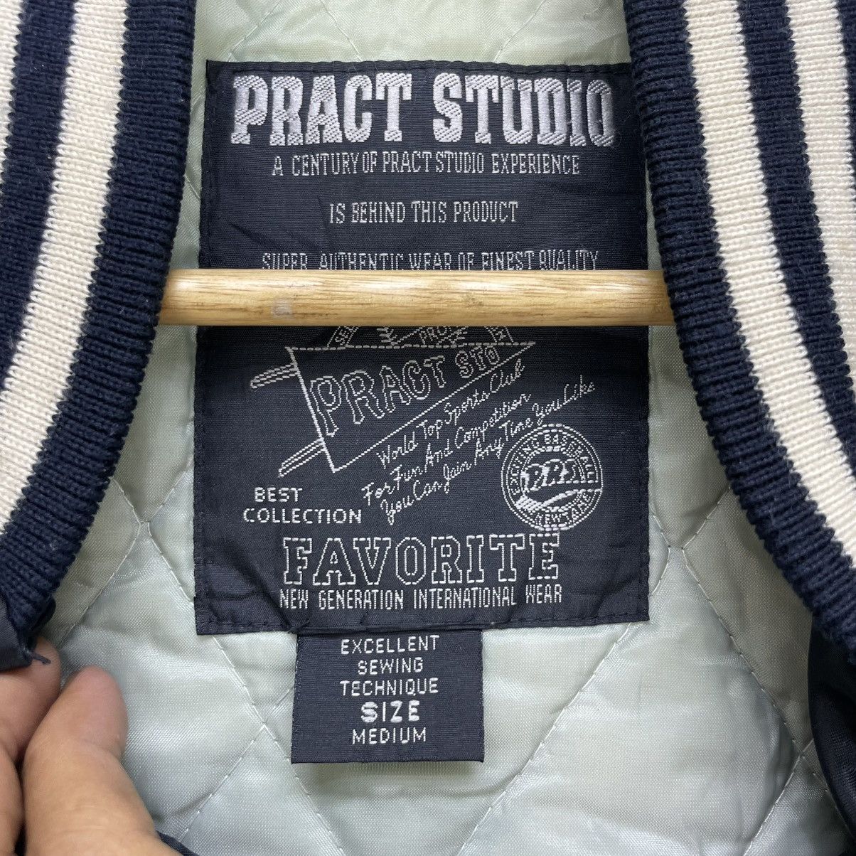 Japanese Brand 💥Vintage Pract Studio Bomber Jacket Size US M / EU 48-50 / 2 - 9 Thumbnail