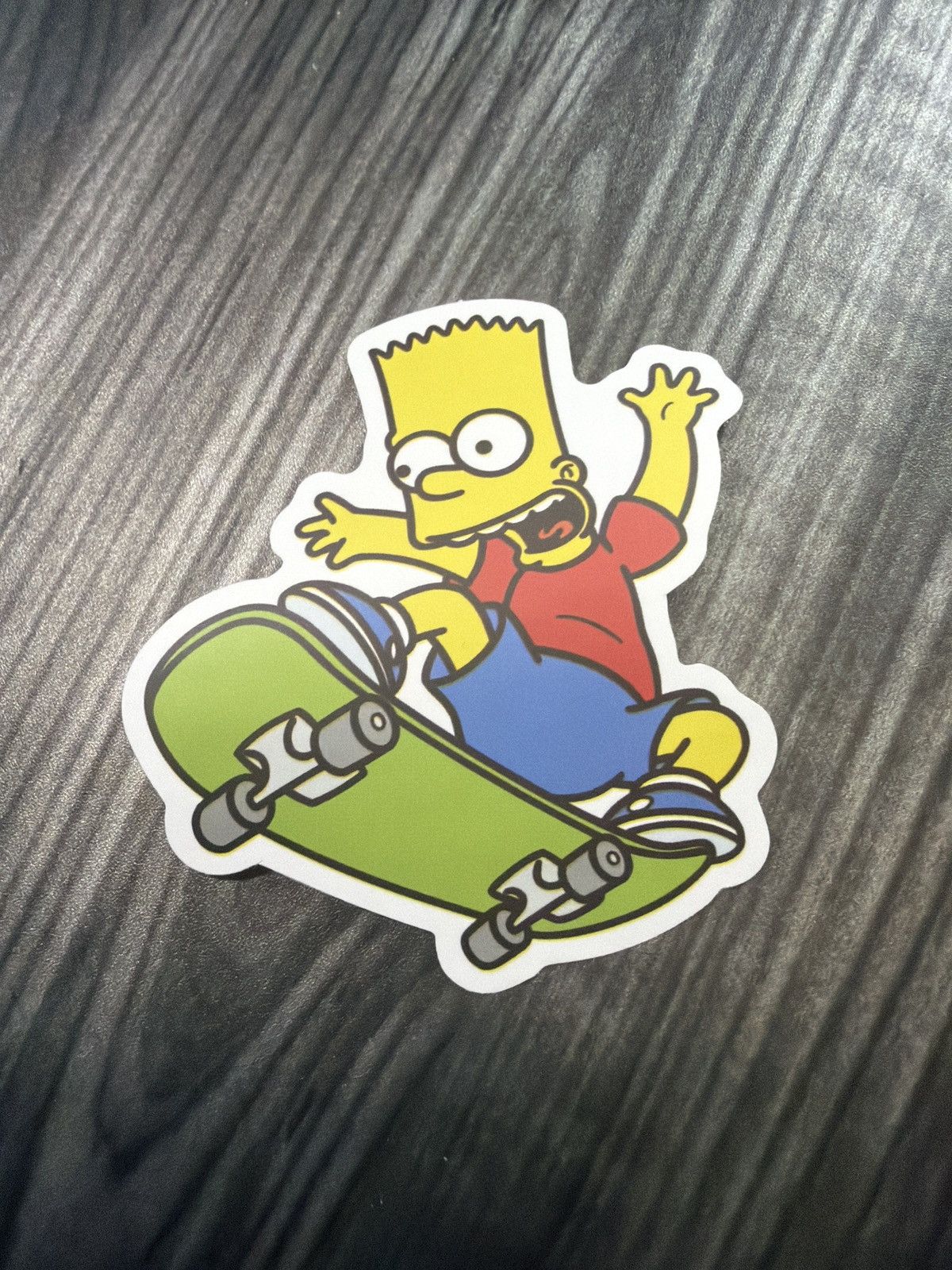 The Simpsons The Simpsons Bart Simpson Skateboarding Sticker Size ONE SIZE - 1 Thumbnail
