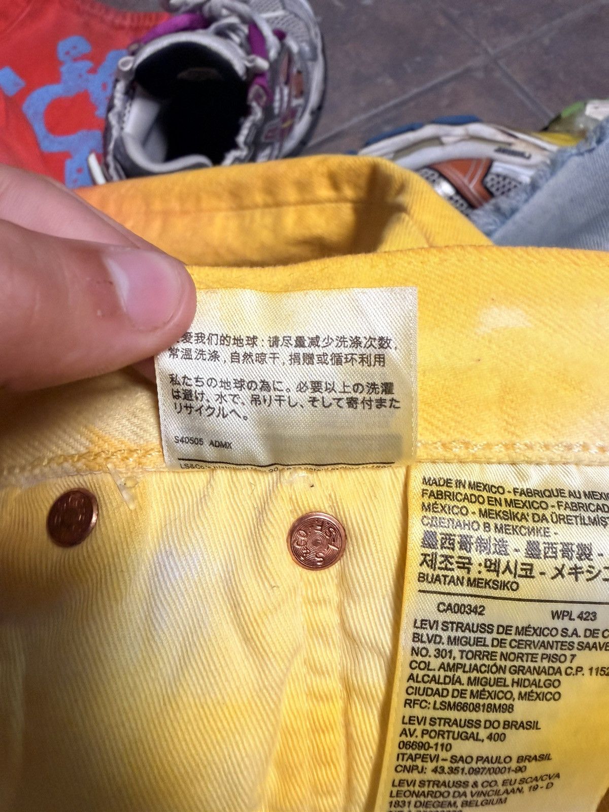 (B).Stroy × DENIM TEARS Bstroy x Denim Tears Multicolor Two tone Jeans Size US 34 / EU 50 - 5 Thumbnail