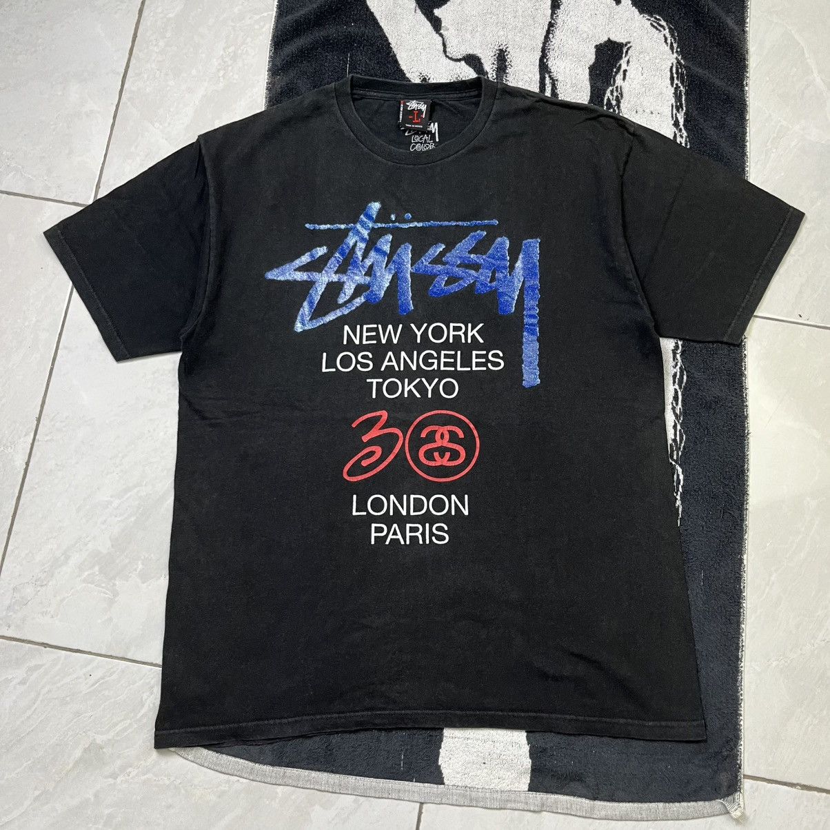 新品 Old STUSSY LOCAL COLOR WORLDTOUR 福岡黒黒 新品 Old STUSSY LOCAL COLOR WORLDTOUR 福岡黒黒 STUSSY