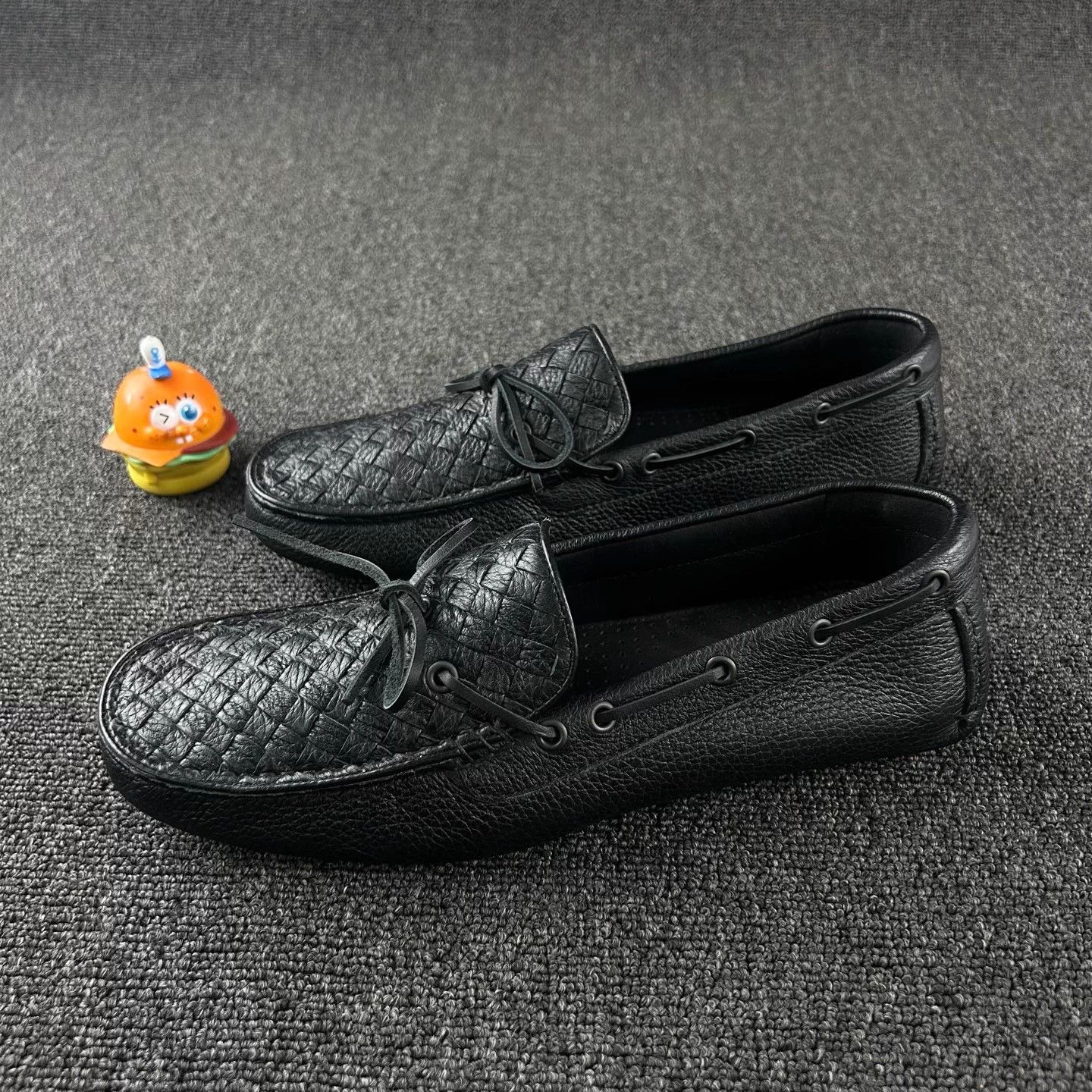 Bottega Veneta Bottega Veneta Black Woven Loafer EUR 41.5 Size US 8.5 / EU 41-42 - 1 Thumbnail