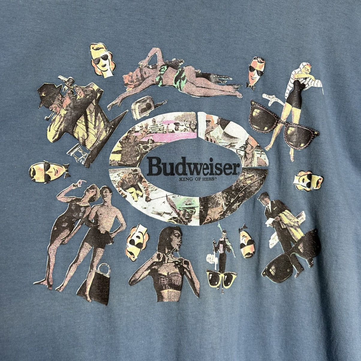Budweiser Vintage Budweiser T Shirt Size L / US 10 / IT 46 - 3 Thumbnail