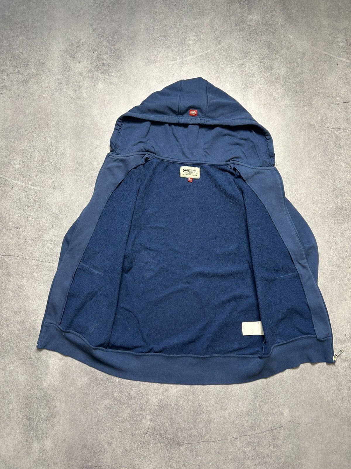 Ecko Unltd. Vintage Ecko UNLTD Small Logo Full Zip Hooded Sweatshirt Y2K Size US M / EU 48-50 / 2 - 5 Thumbnail