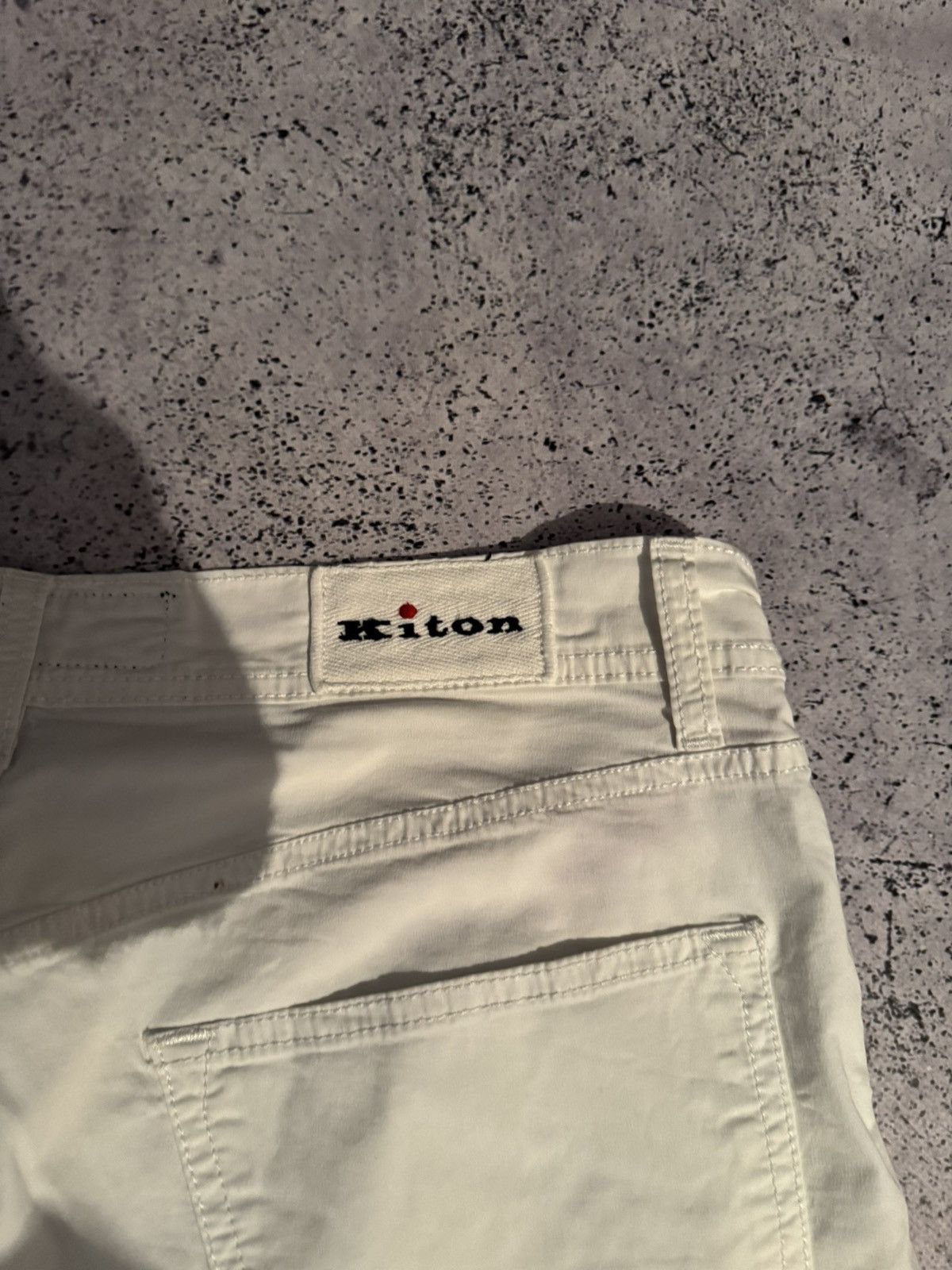 Kiton Kiton Pants Men’s 36 White Size US 36 / EU 52 - 5 Thumbnail