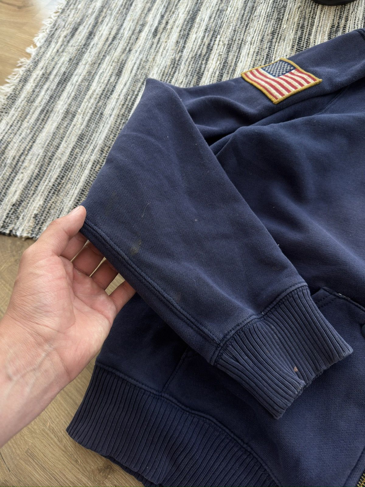 Polo Ralph Lauren Vintage Polo Ralph Lauren jeans company USA Zip Sweatshirt Size US L / EU 52-54 / 3 - 7 Thumbnail