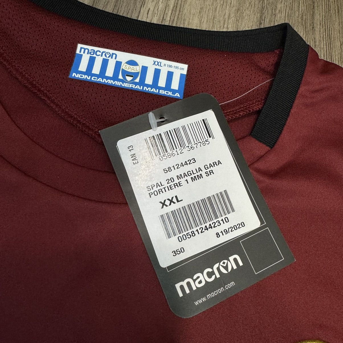 Macron SPAL 20/21 goalkeeper gk shirt (bnwt) Size US XXL / EU 58 / 5 - 5 Thumbnail