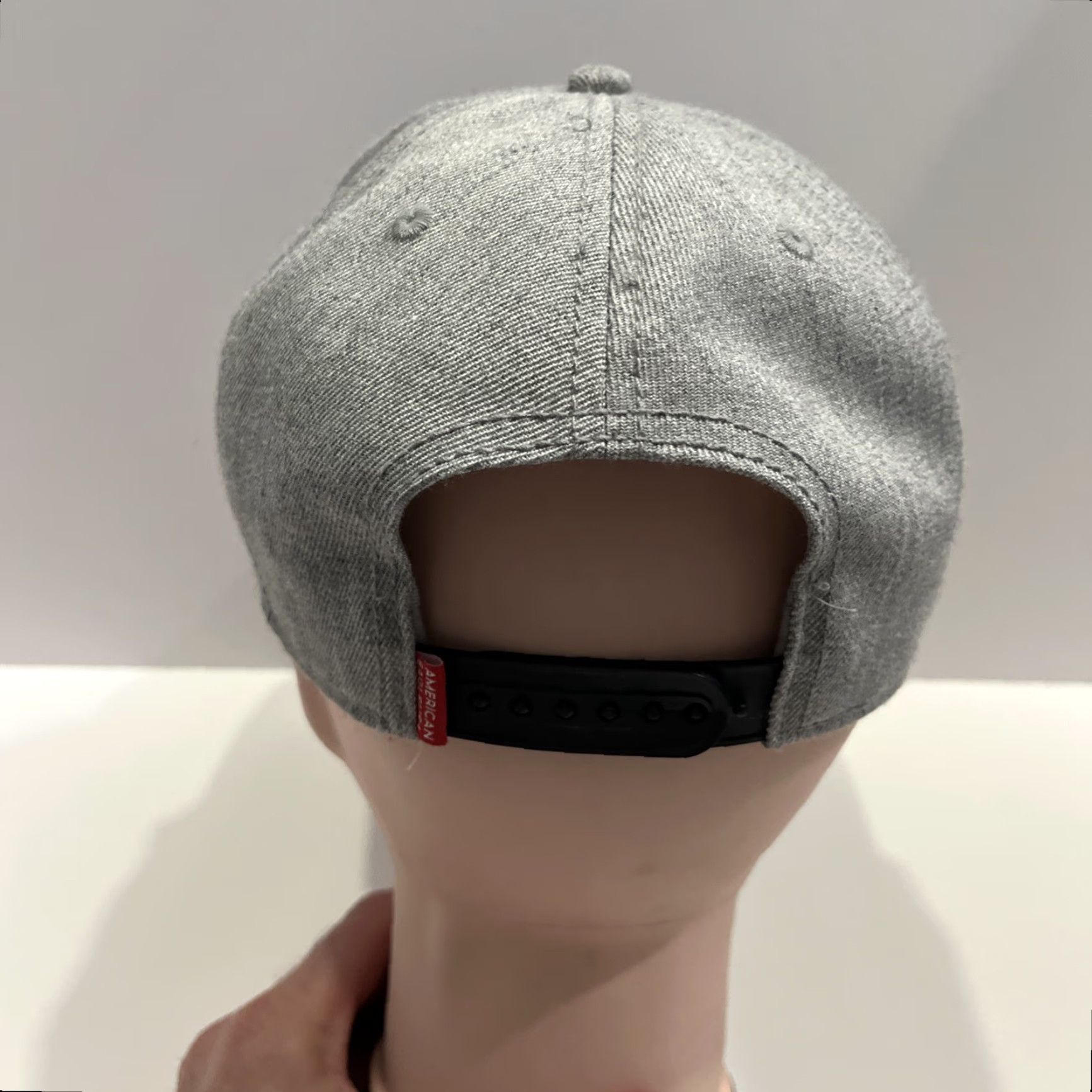 American Eagle Outfitters American Eagle USA Snapback Hat Grey Wool Acrylic Blend Size ONE SIZE - 3 Thumbnail