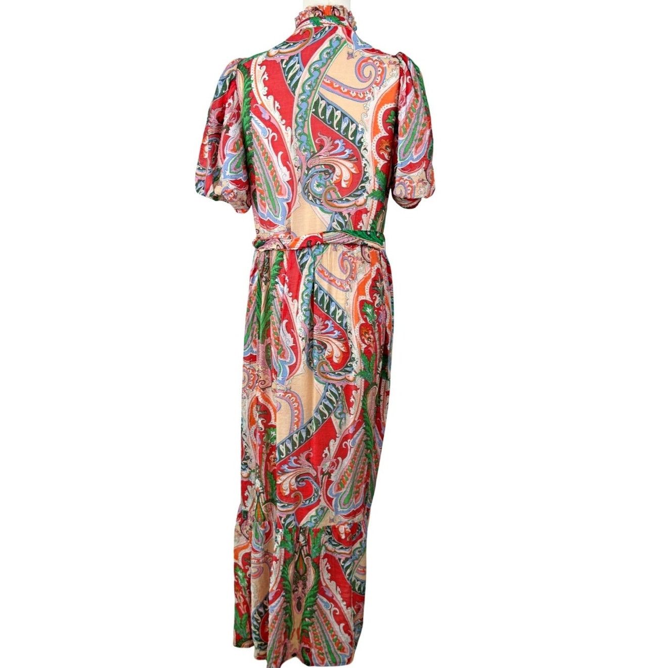 Other Jade Melody Tam Floral Paisley Tiered Ruffle Maxi Dress Size M / US 6-8 / IT 42-44 - 4 Thumbnail