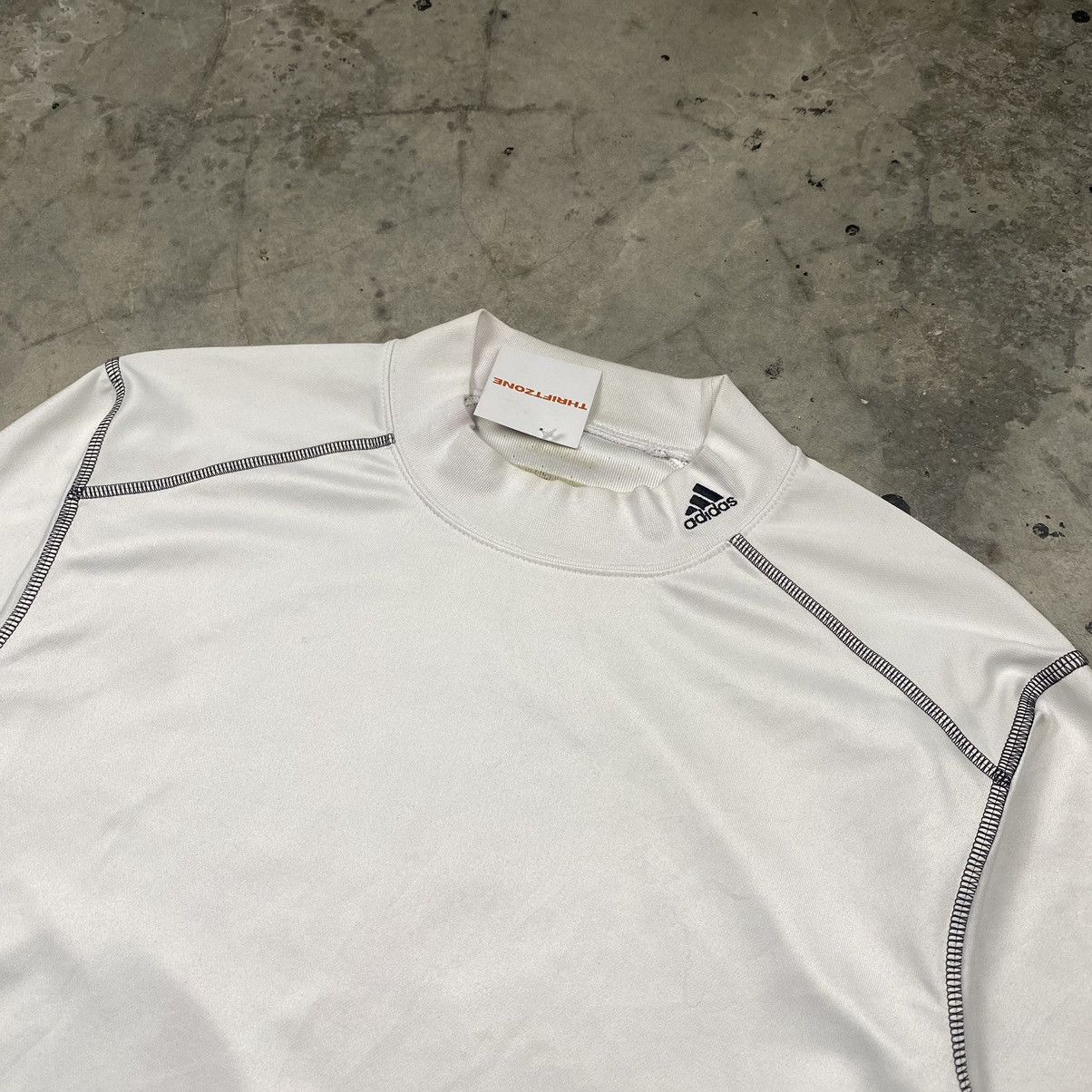 Adidas y2k Adidas Mockneck Training Jersey Wear Size US M / EU 48-50 / 2 - 2 Thumbnail