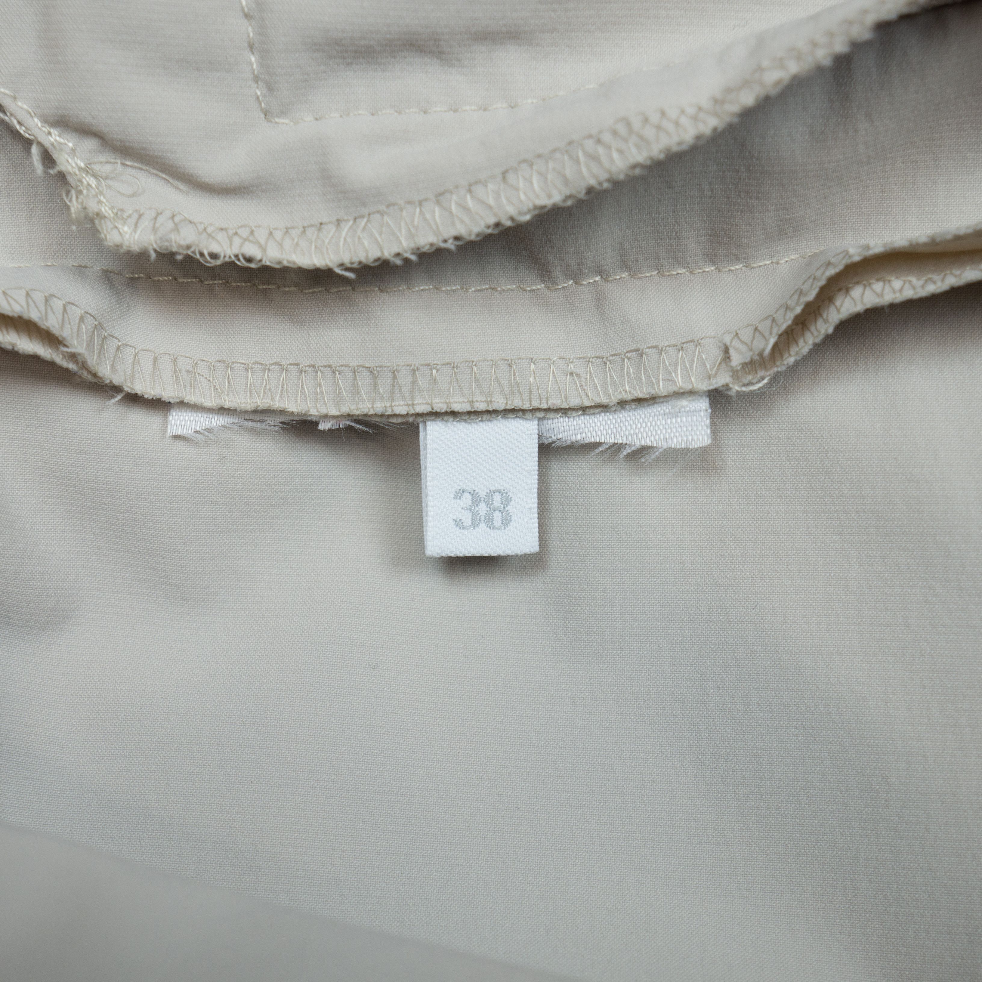 Prada PRADA Beige Elastic Women Pants Size 26" / US 2 / IT 38 - 8 Thumbnail