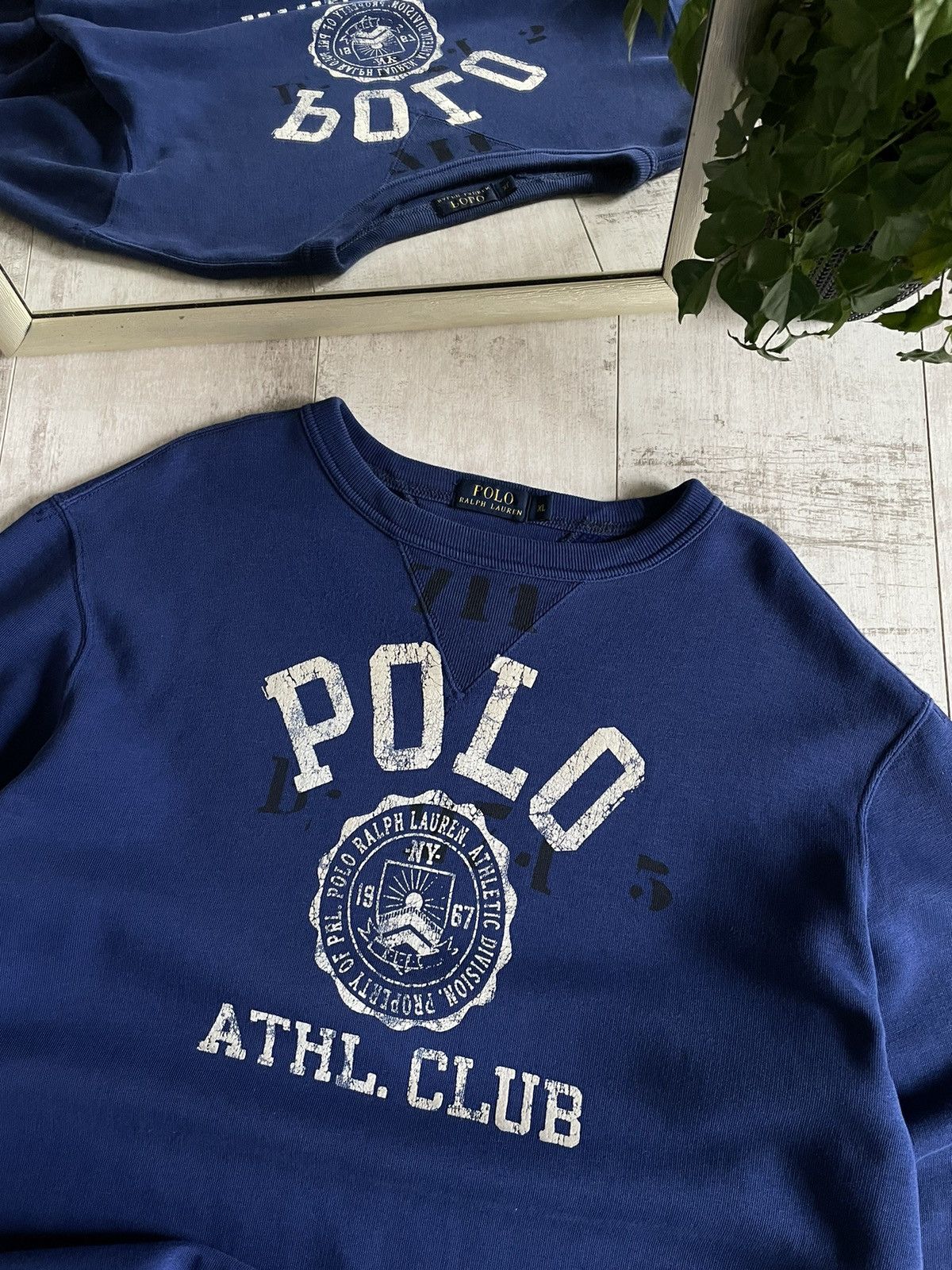 Polo Ralph Lauren × Vintage Vintage Polo Ralph Lauren Athletic Division Sweatshirt RARE Size US XL / EU 56 / 4 - 5 Thumbnail