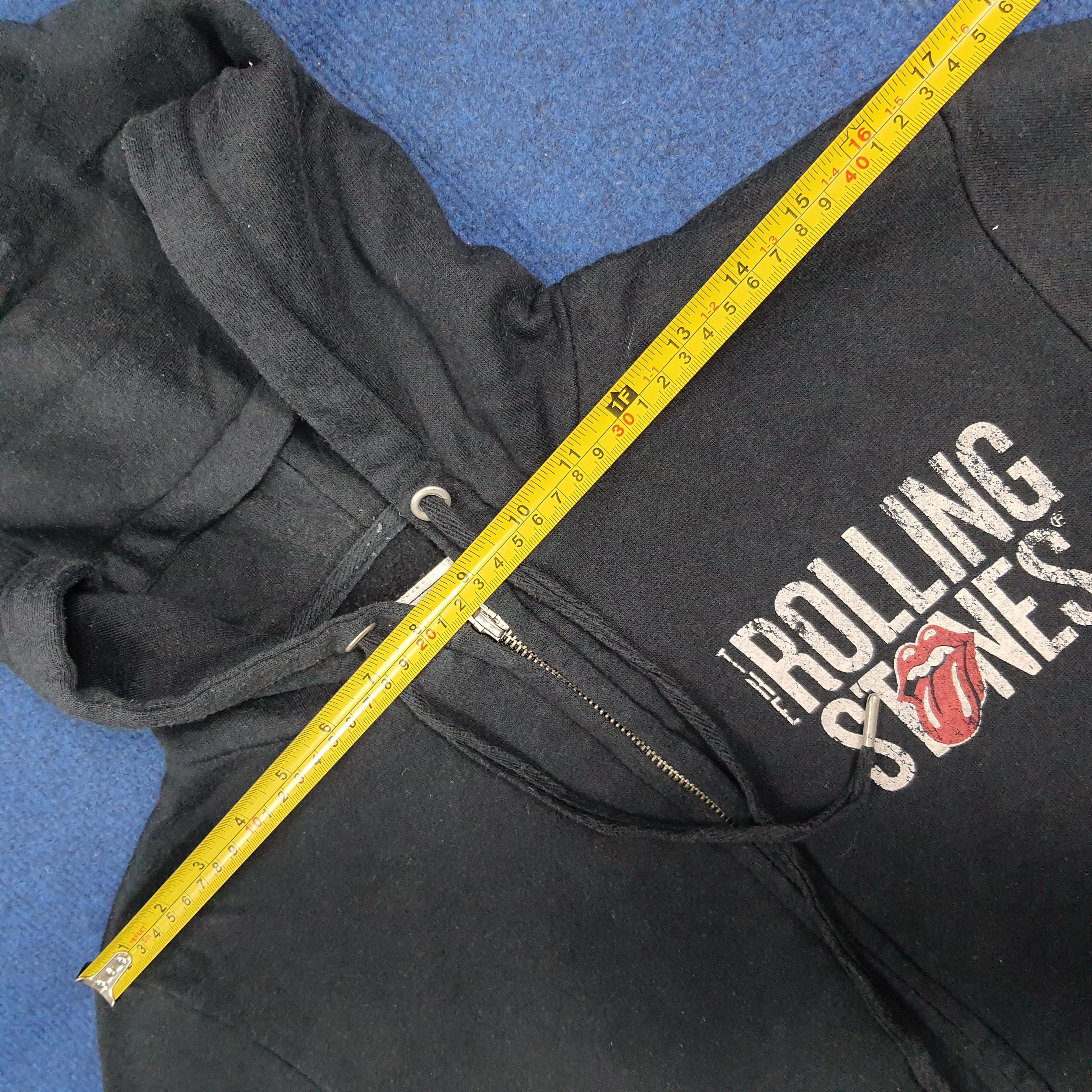 The Rolling Stones Vintage The Rolling Stones Band Double Zipper Hoodie C281N9 Size US S / EU 44-46 / 1 - 14 Thumbnail