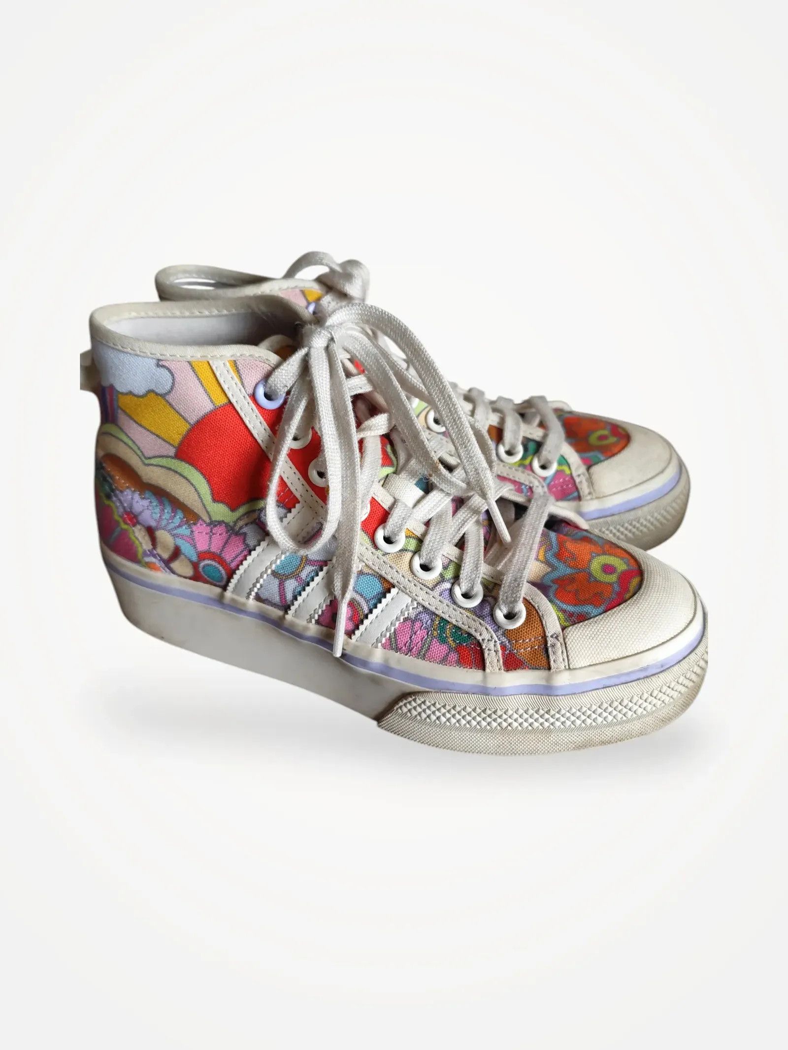 Adidas Adidas Nizza platform Mid floral W Sneakers Size US 6.5 / EU 39-40 - 1 Thumbnail