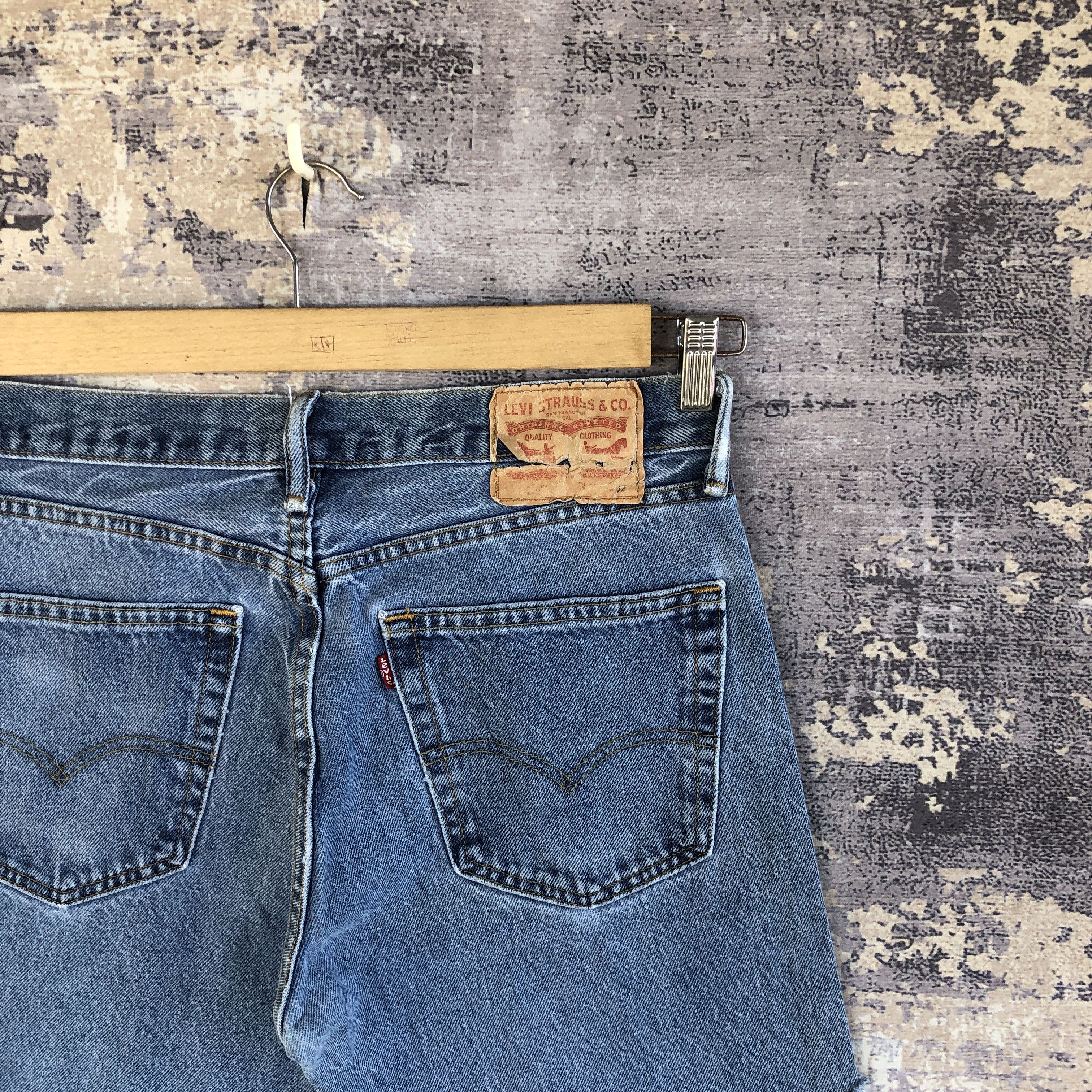 Levi's Vintage Levis Patchwork Distressed Jeans Levi's 505 Denim Size US 32 / EU 48 - 5 Thumbnail
