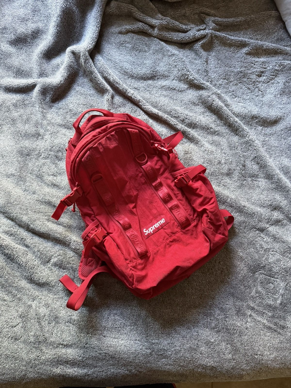 Supreme Supreme Backpack Dark Red Size ONE SIZE - 2 Thumbnail