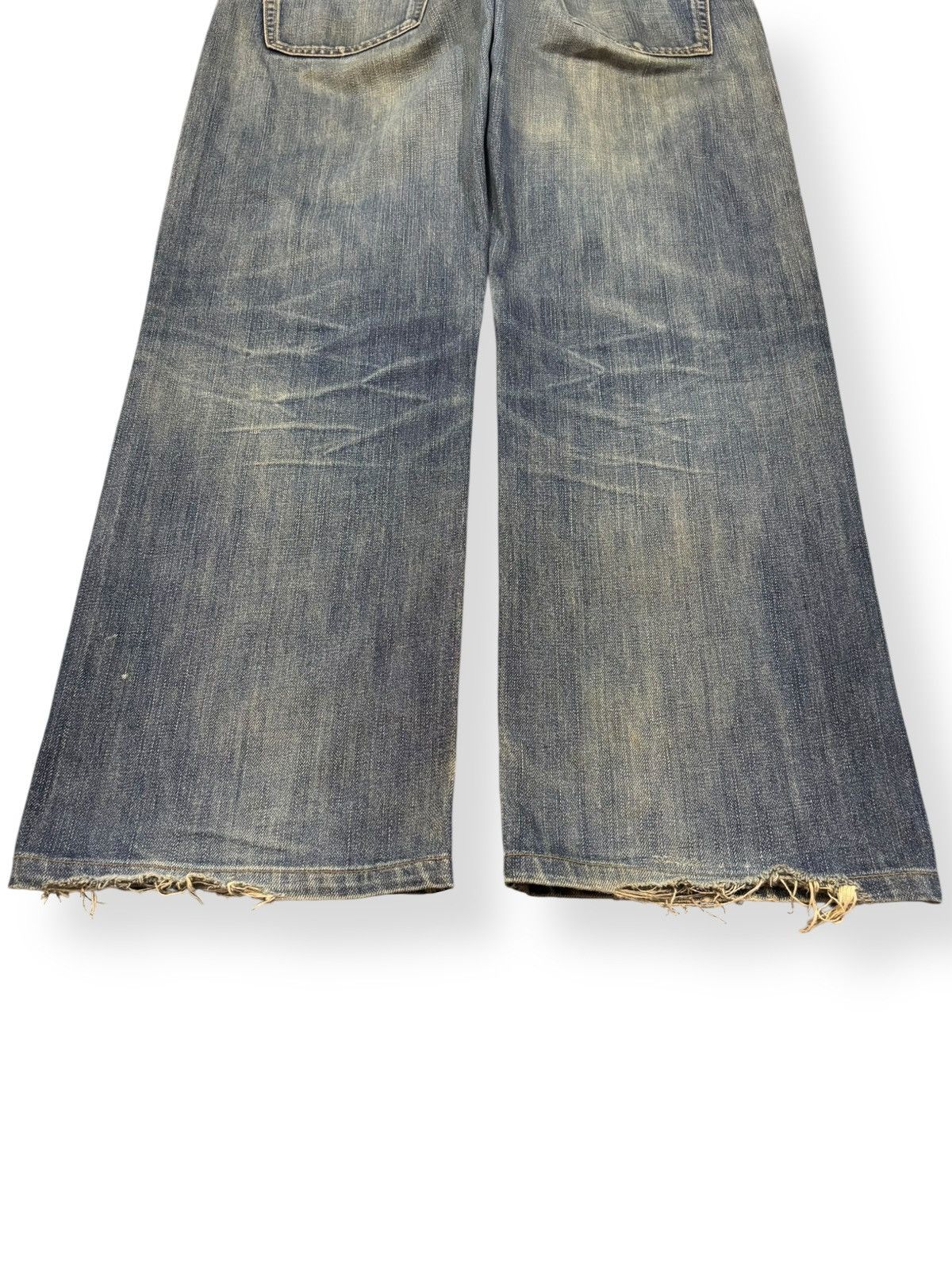 Undercover × Uniqlo Vintage Uniqlo S003 Mud Wash Baggy Distressed Grunge Jeans Size US 34 / EU 50 - 11 Thumbnail