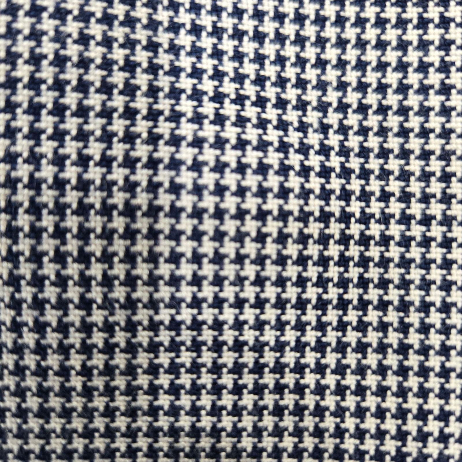 Vintage Vintage Navy White Houndstooth Blazer Jacket Size 12P Size XL / US 12-14 / IT 48-50 - 5 Thumbnail