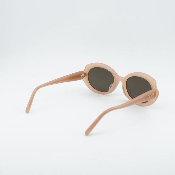 Loewe Loewe LW40147F 72E Sunglasses Pink Geometric Frame, Brown Size ONE SIZE - 4 Thumbnail
