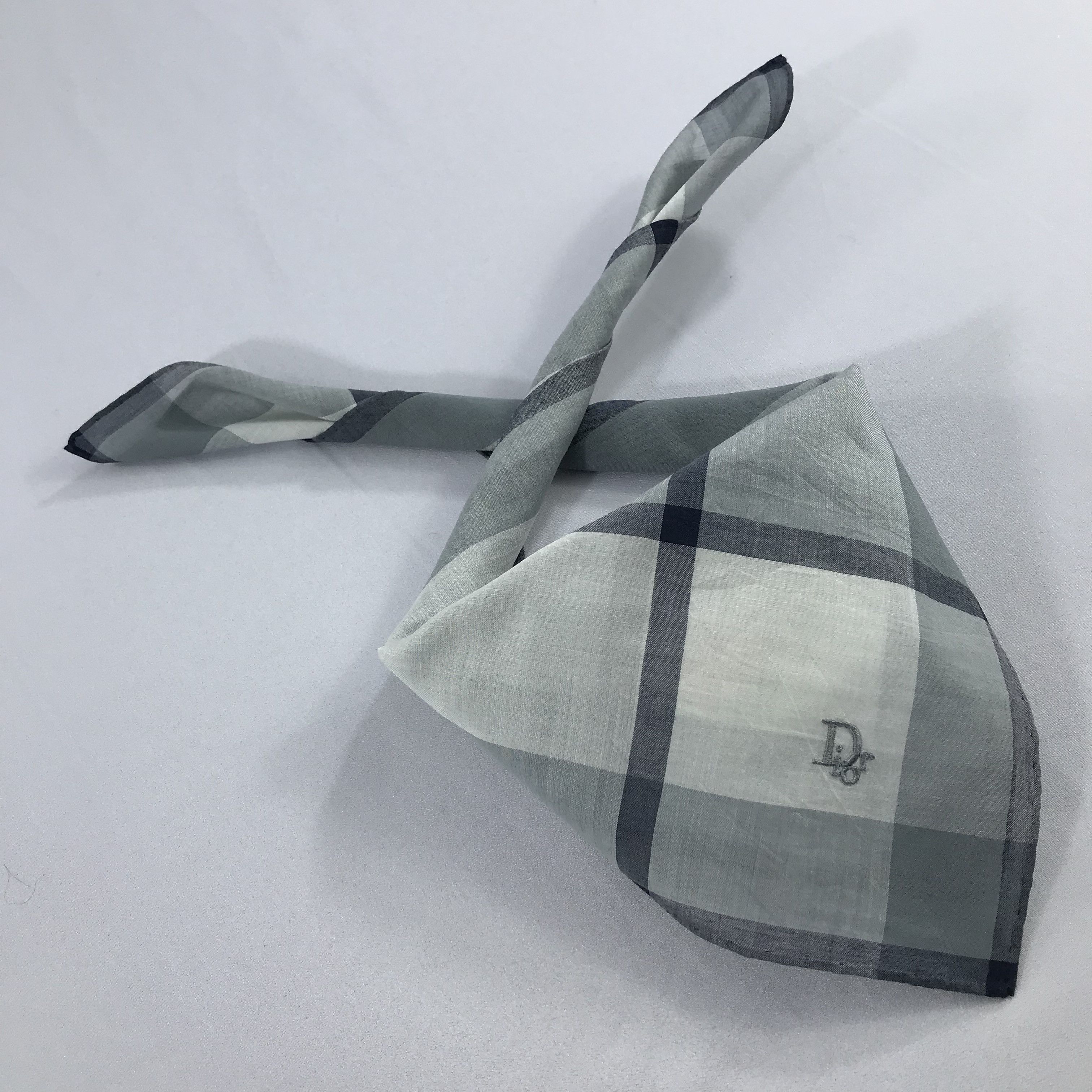 Vintage Christian Dior Bandana / Handkerchief / Neckerchief - S2328 Size ONE SIZE - 4 Thumbnail