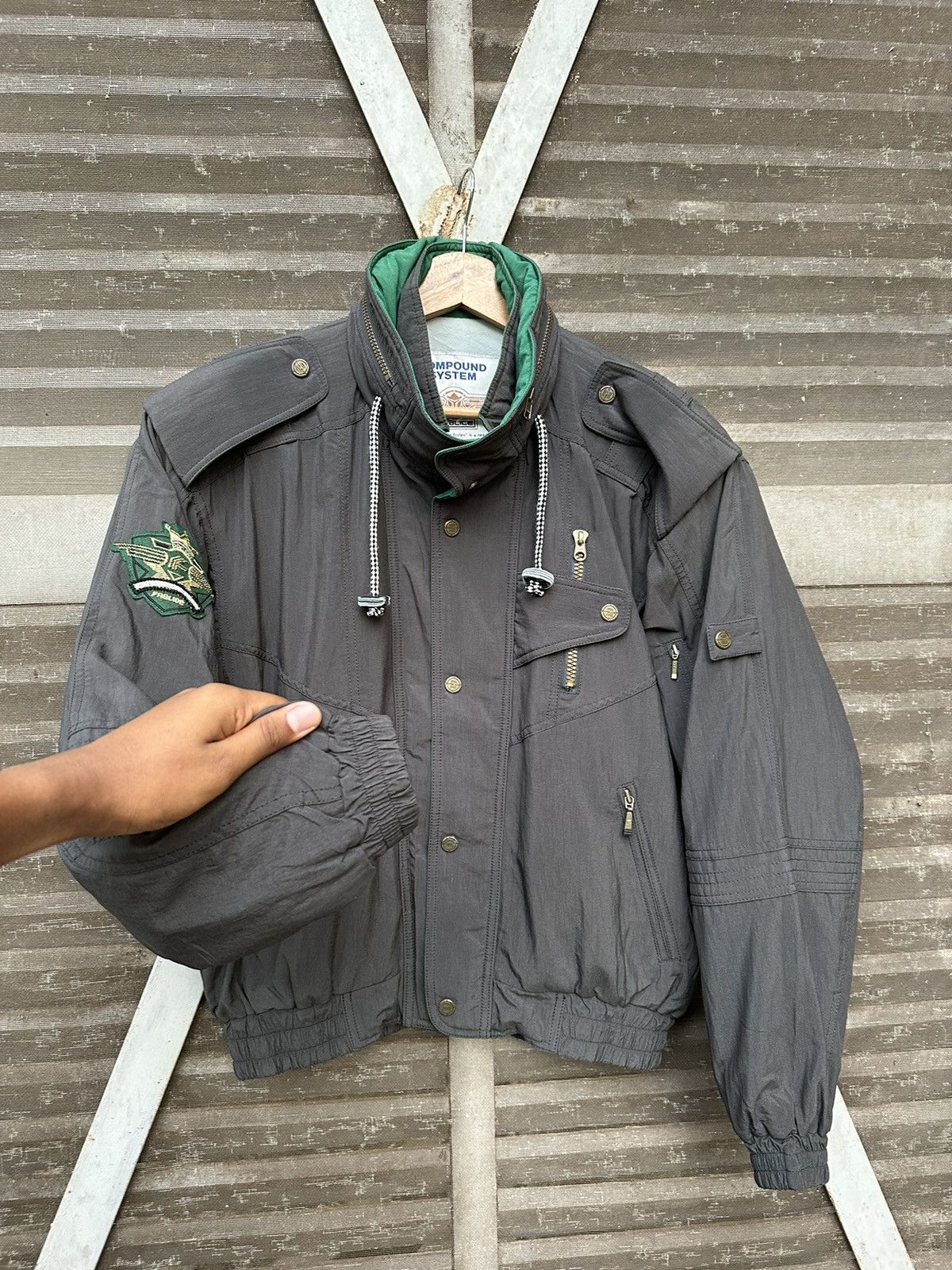 Vintage 🏂VINTAGE FABLICE RARE DESIGN SKI BOMBER JACKET Size US S / EU 44-46 / 1 - 3 Thumbnail
