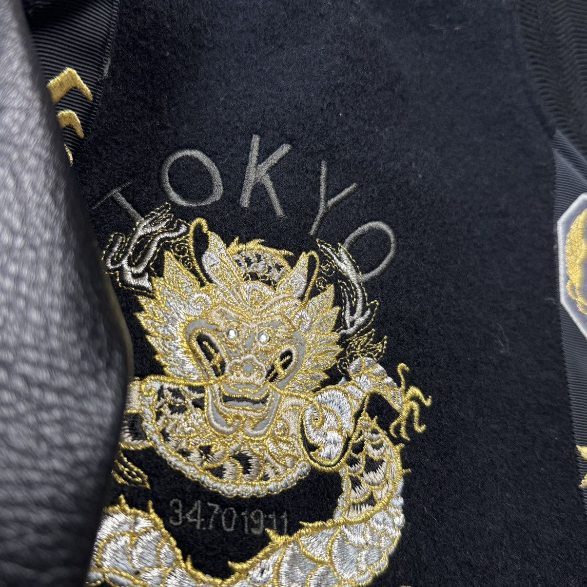 Kansai Yamamoto KANSAI YAMAMOTO Embroidery DragonVirsity Jacket Size US L / EU 52-54 / 3 - 4 Thumbnail