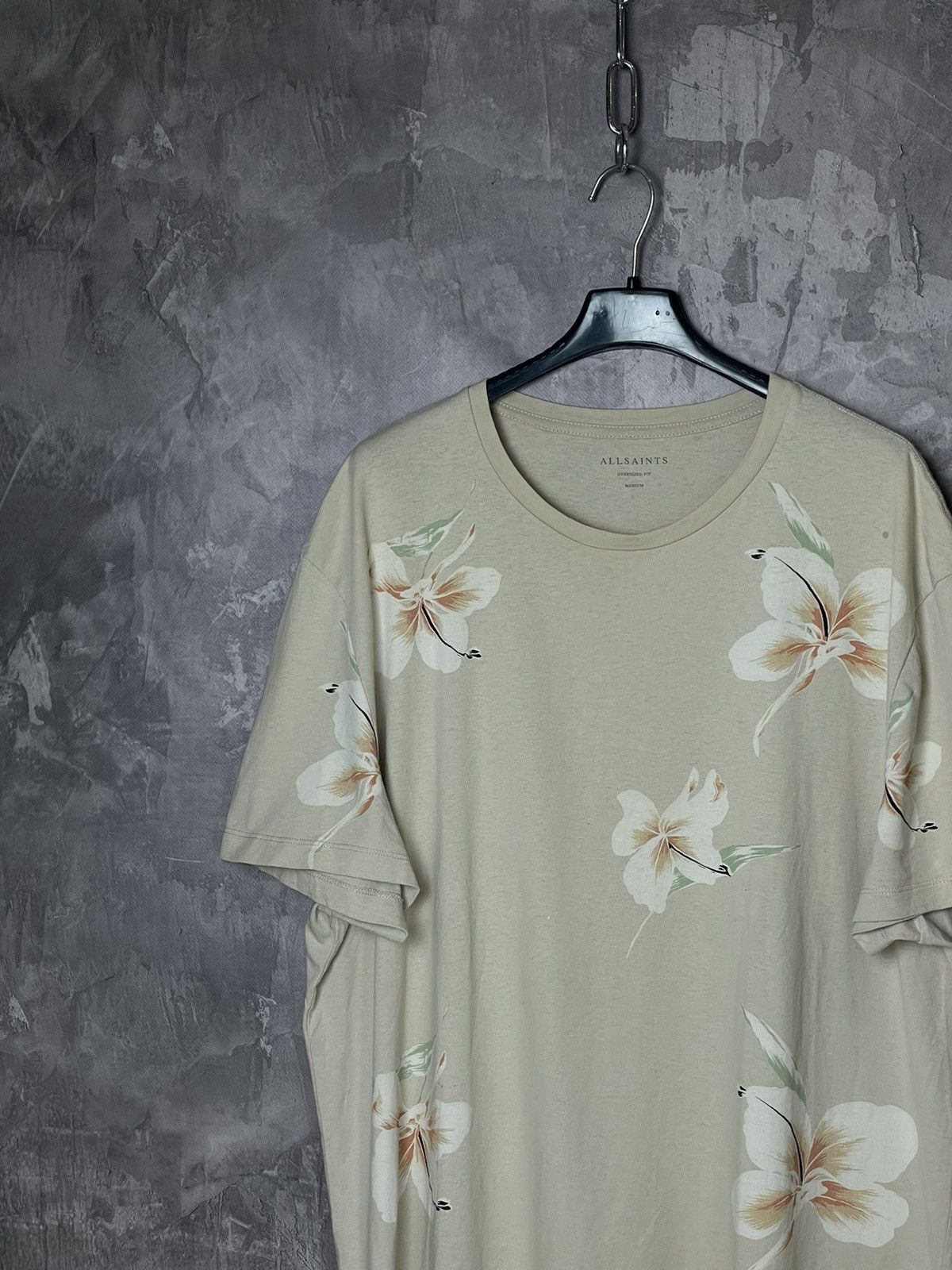 Allsaints Allsaints Hawaiian Y2K Style Flower Art T-Shirt Size US M / EU 48-50 / 2 - 3 Thumbnail