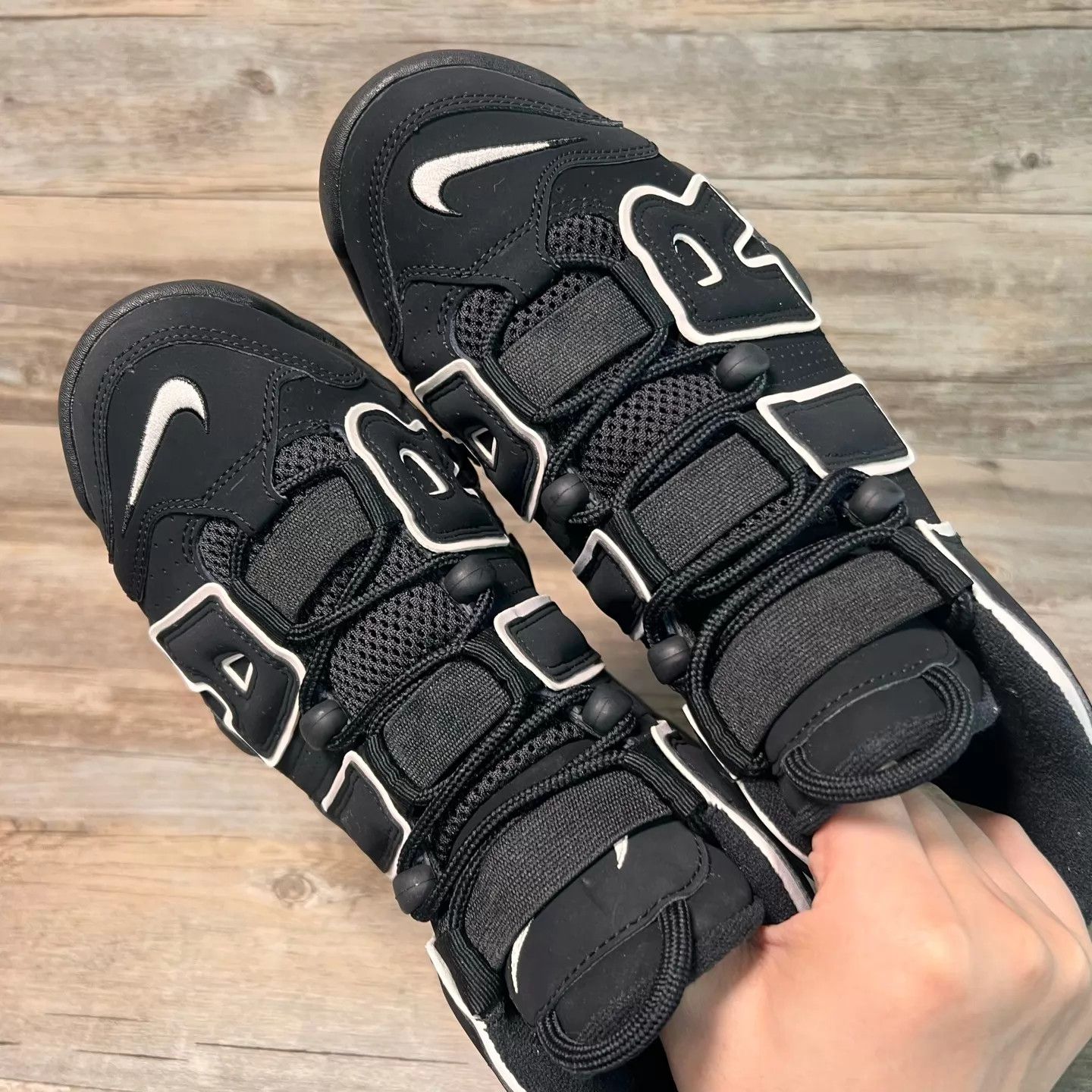 Nike Nike AirMoreUptempo 414962-002 Black/White 41 99new Size US 8 / EU 41 - 5 Thumbnail