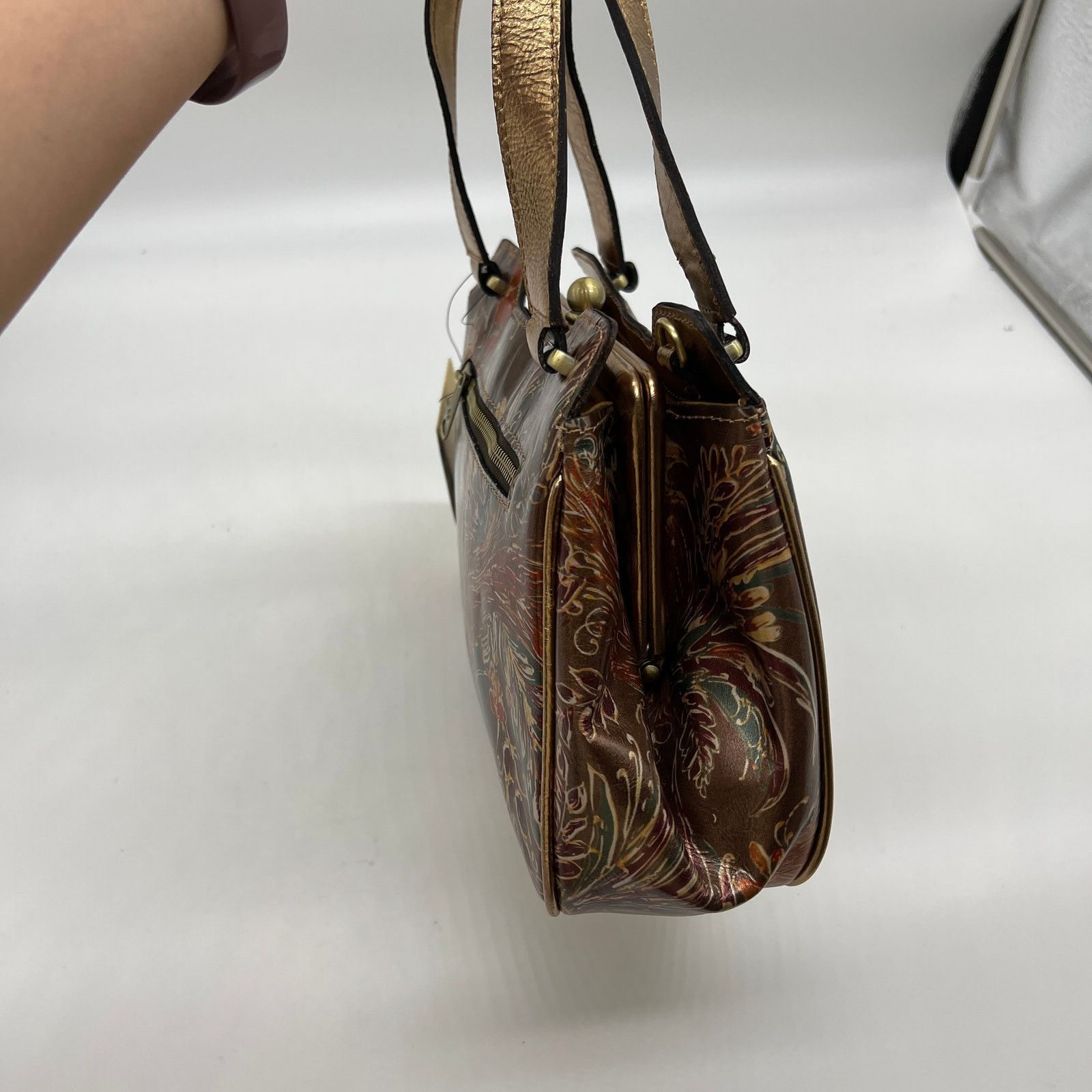 Patricia Nash Patricia Nash Leather Vattaro Frame Bag with C Size ONE SIZE - 3 Thumbnail